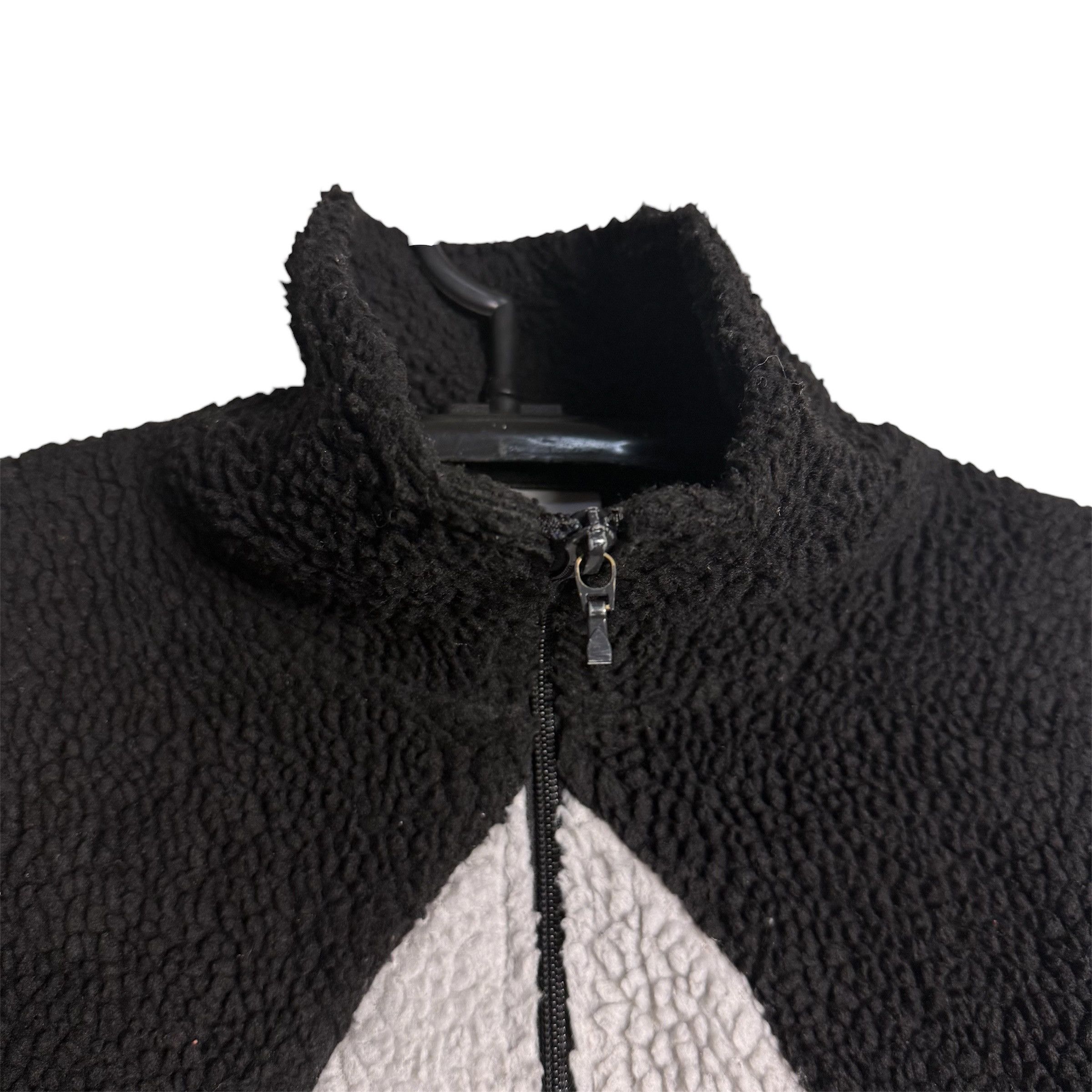 Adidas 🔥RARE🔥Vintage Adidas Trefoil Spell Out Sherpa Jacket Size US XS / EU 42 / 0 - 3 Thumbnail