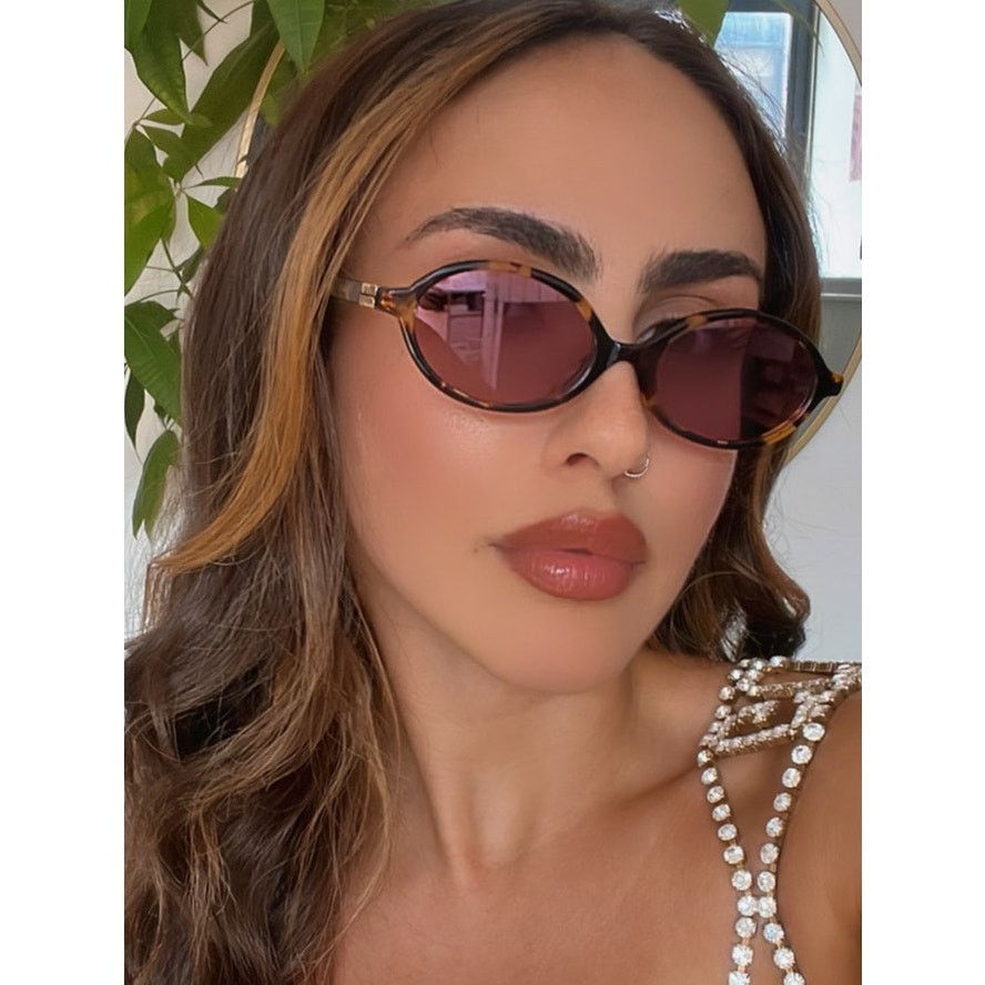 Miu Miu NEW Miu Miu MU04ZSF Tortoise Pink Sunglasses $518 Size ONE SIZE - 8 Thumbnail