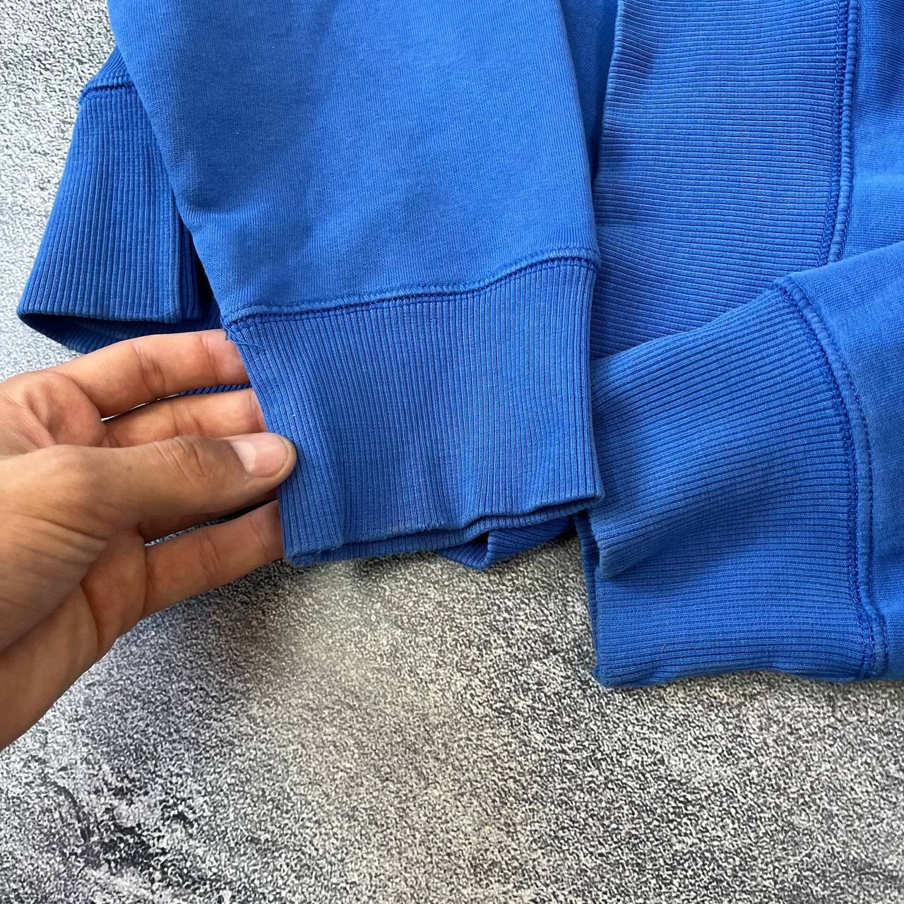Nike Vintage Blue Sweatshirt Nike,basic mini logo y2k style Size US XL / EU 56 / 4 - 9 Thumbnail