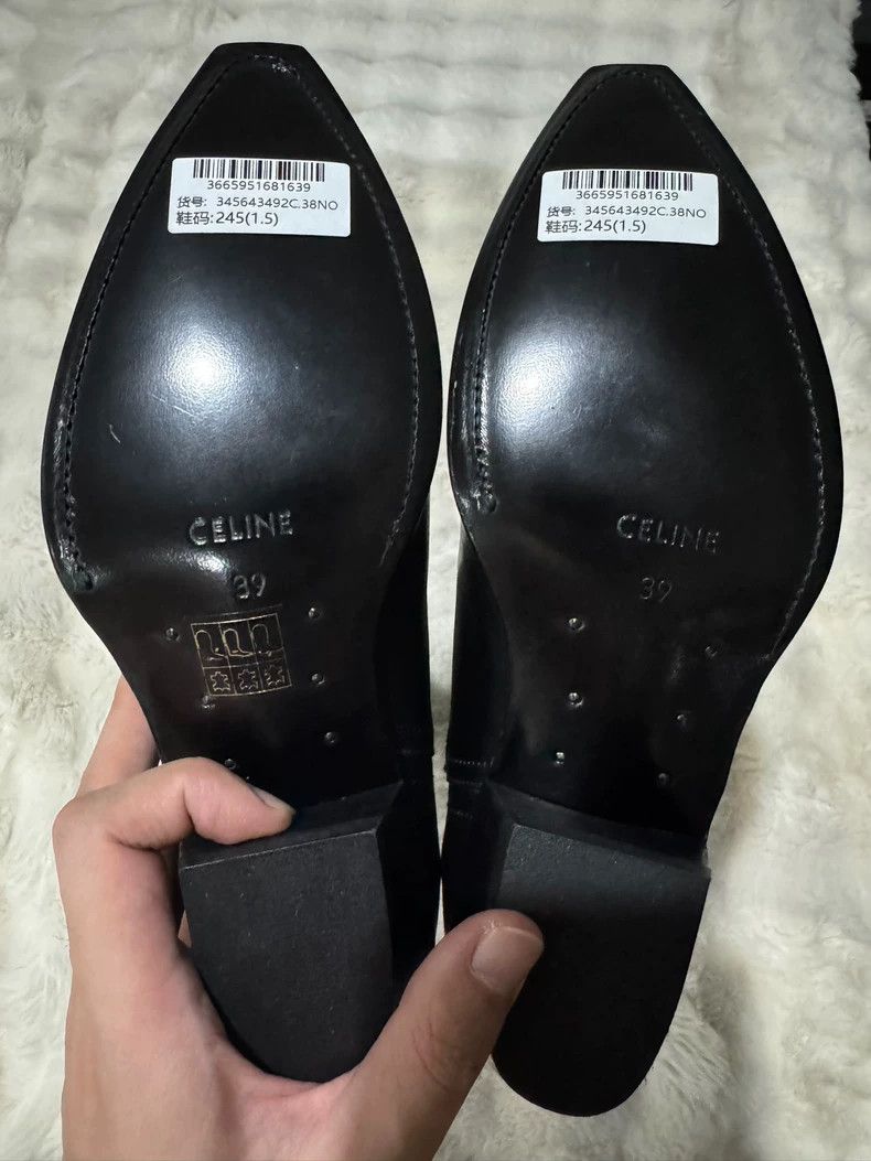 Celine CELINE Split leather western boots Size US 8.5 / IT 38.5 - 5 Thumbnail
