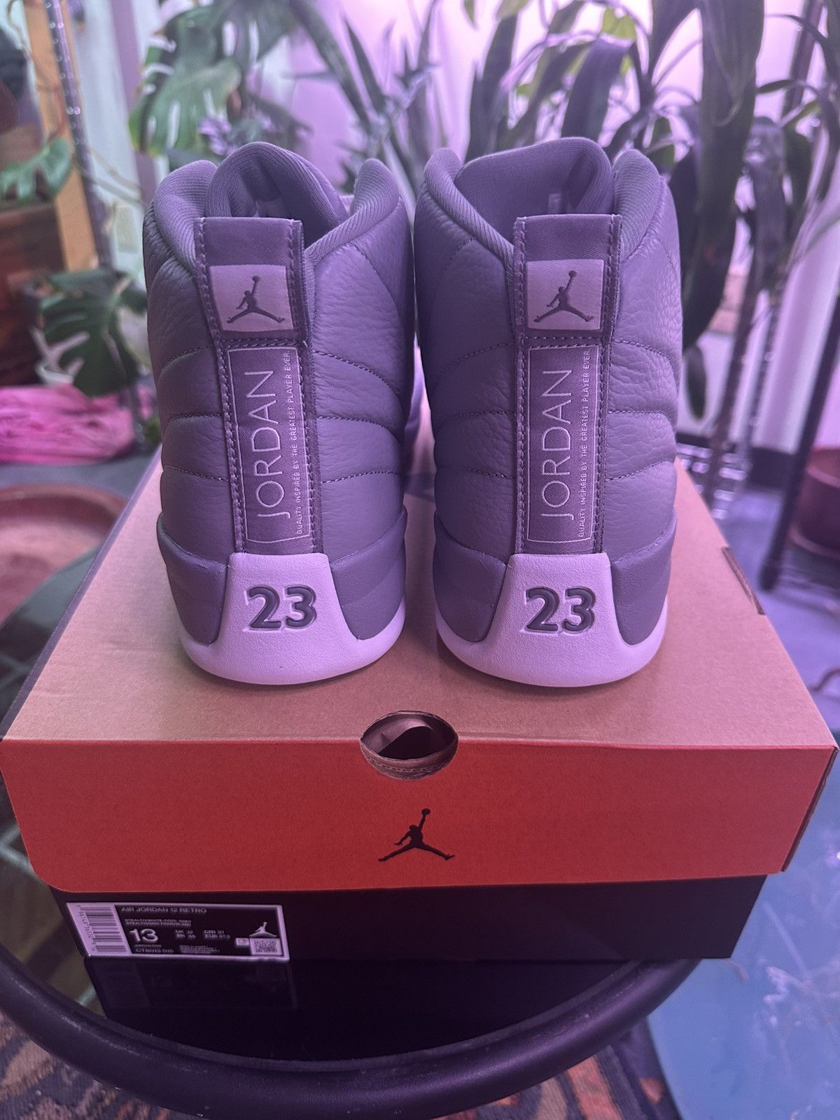 Jordan Brand Jordan 12 Retro “Stealth” Size US 13 / EU 46 - 4 Thumbnail