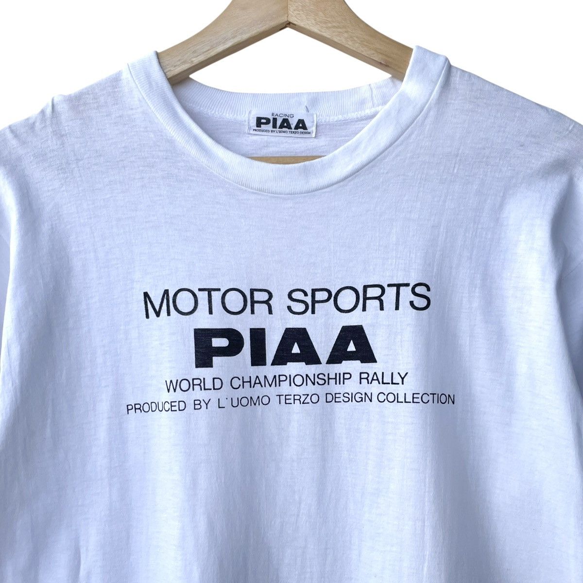 Japanese Brand × Vintage PIAA Motorsports Rally Championship Vintage 1980s Promo Tee Size US M / EU 48-50 / 2 - 3 Thumbnail