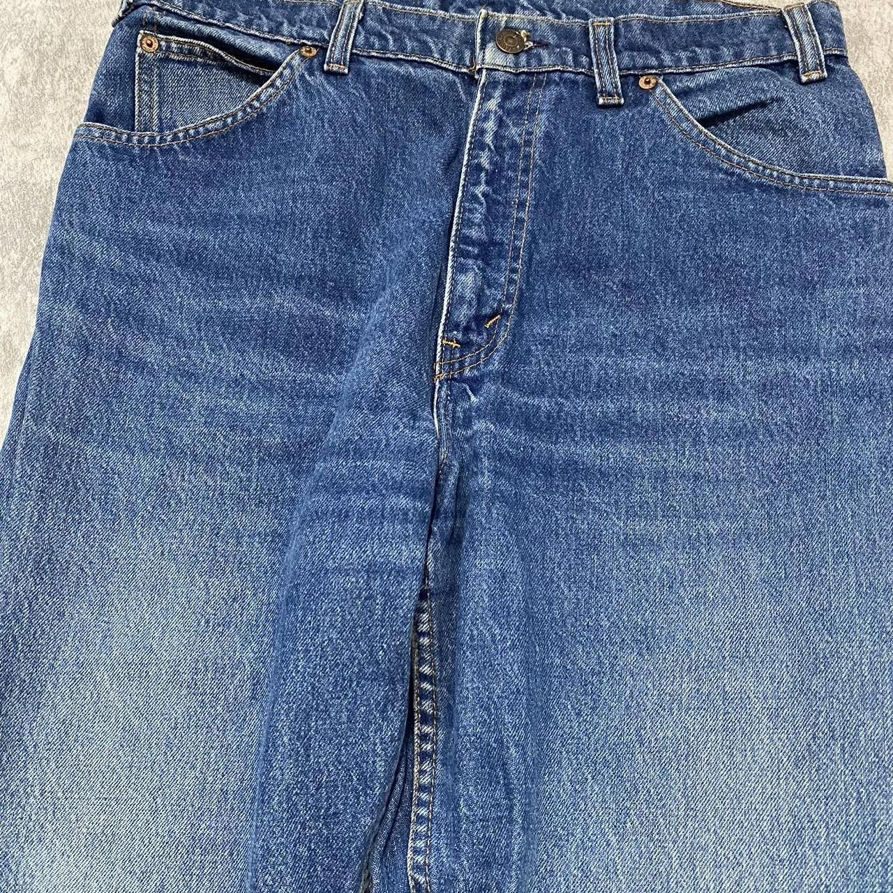 Levi's 80s Orange Tab Levi's 501 blue denim jeans Vintage Size US 34 / EU 50 - 4 Thumbnail