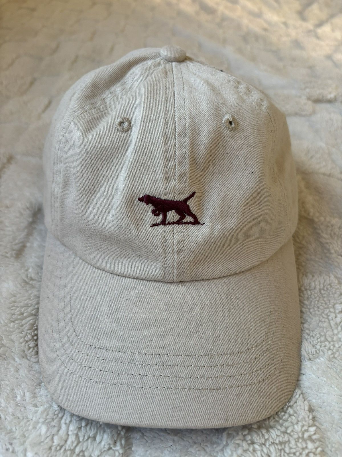 Rodd & Gunn Rodd & Gunn White and Burgundy Hat Size ONE SIZE - 1 Thumbnail