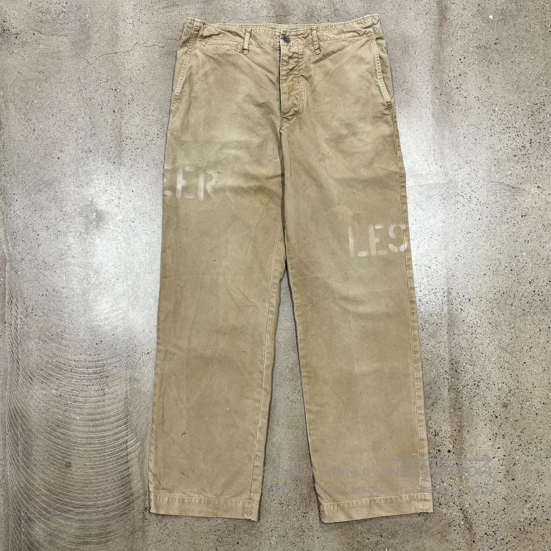 Visvim visvim peerless chino pants with distressed detail. Size US 44 / EU 60 - 1 Thumbnail
