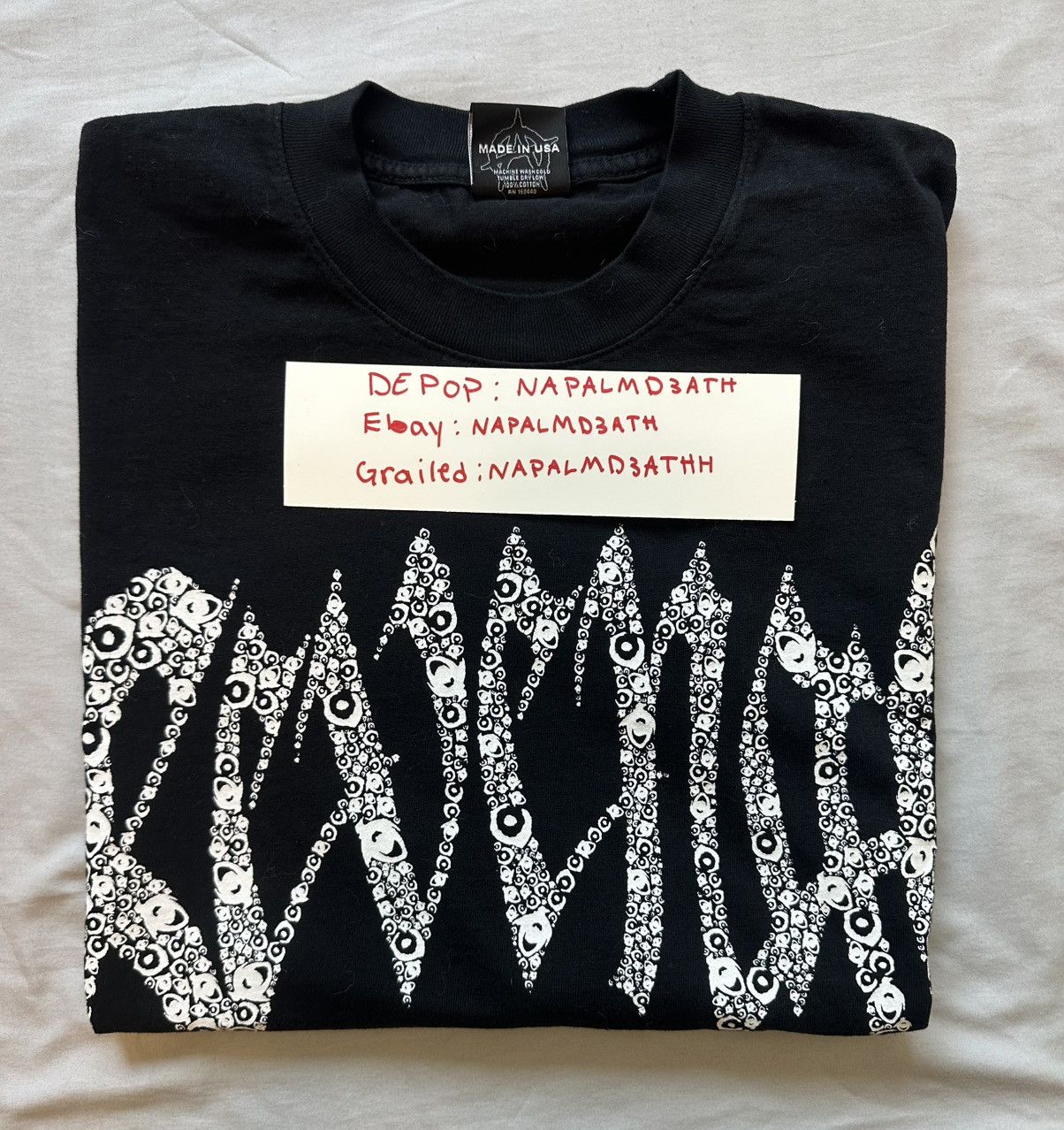 Revenge revenge x actual hate eye logo tee Size US L / EU 52-54 / 3 - 9 Thumbnail