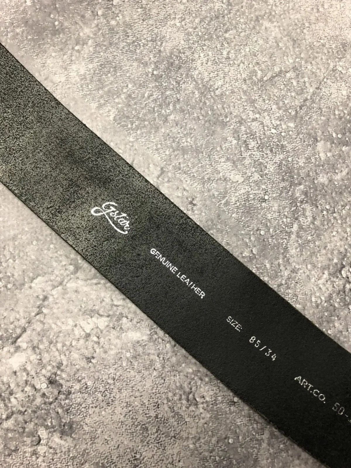 G-Star G-STAR RAW Vintage Leather Buckle Belt Streetwear Dad Hype Size ONE SIZE - 7 Thumbnail