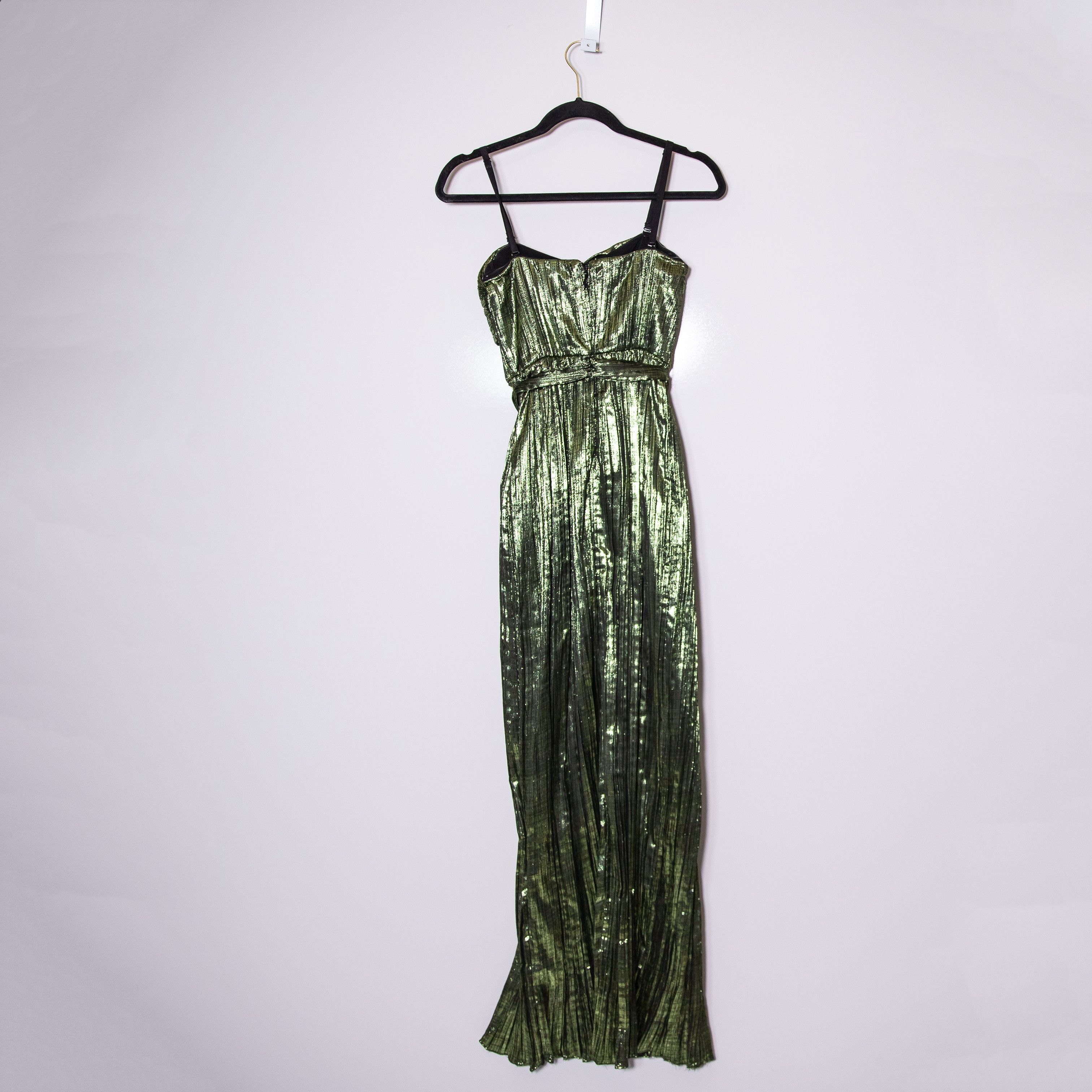 Jonathan Simkhai Jonathan Simkhai Metallic Plisse Pleated Size XS / US 0-2 / IT 36-38 - 4 Thumbnail