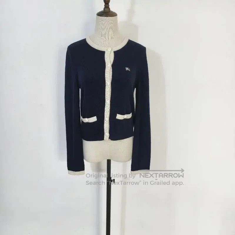 Burberry Burberry Knitted Wool Blend Long Sleeve Cardigan. Size M / US 6-8 / IT 42-44 - 1 Thumbnail
