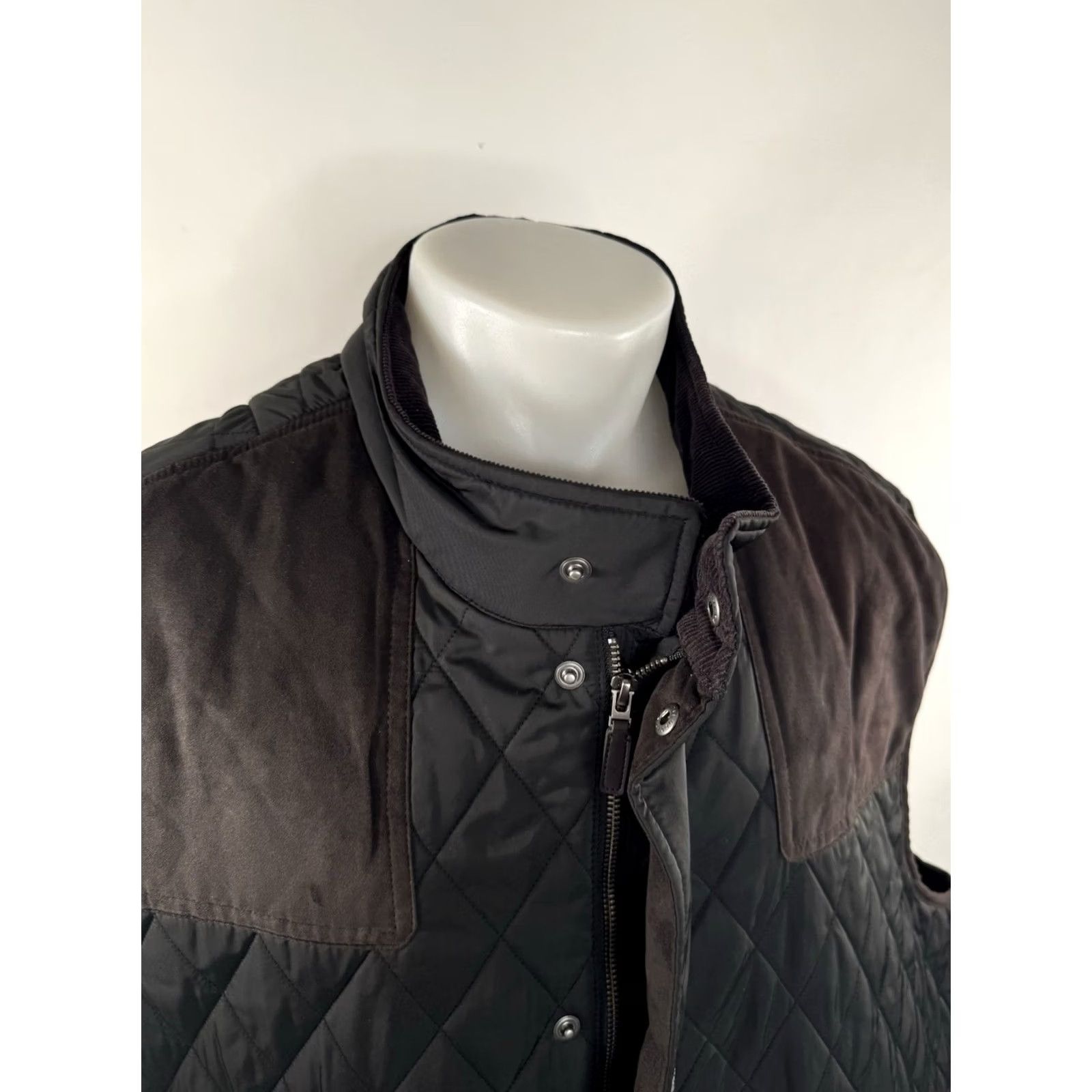 Cremieux Cremieux Vest Shirt Big 4X Black Full Zip Hunting Quilted Ranch Field Chore Rain Coat Men VINTAGE? Size US XXL / EU 58 / 5 - 4 Thumbnail