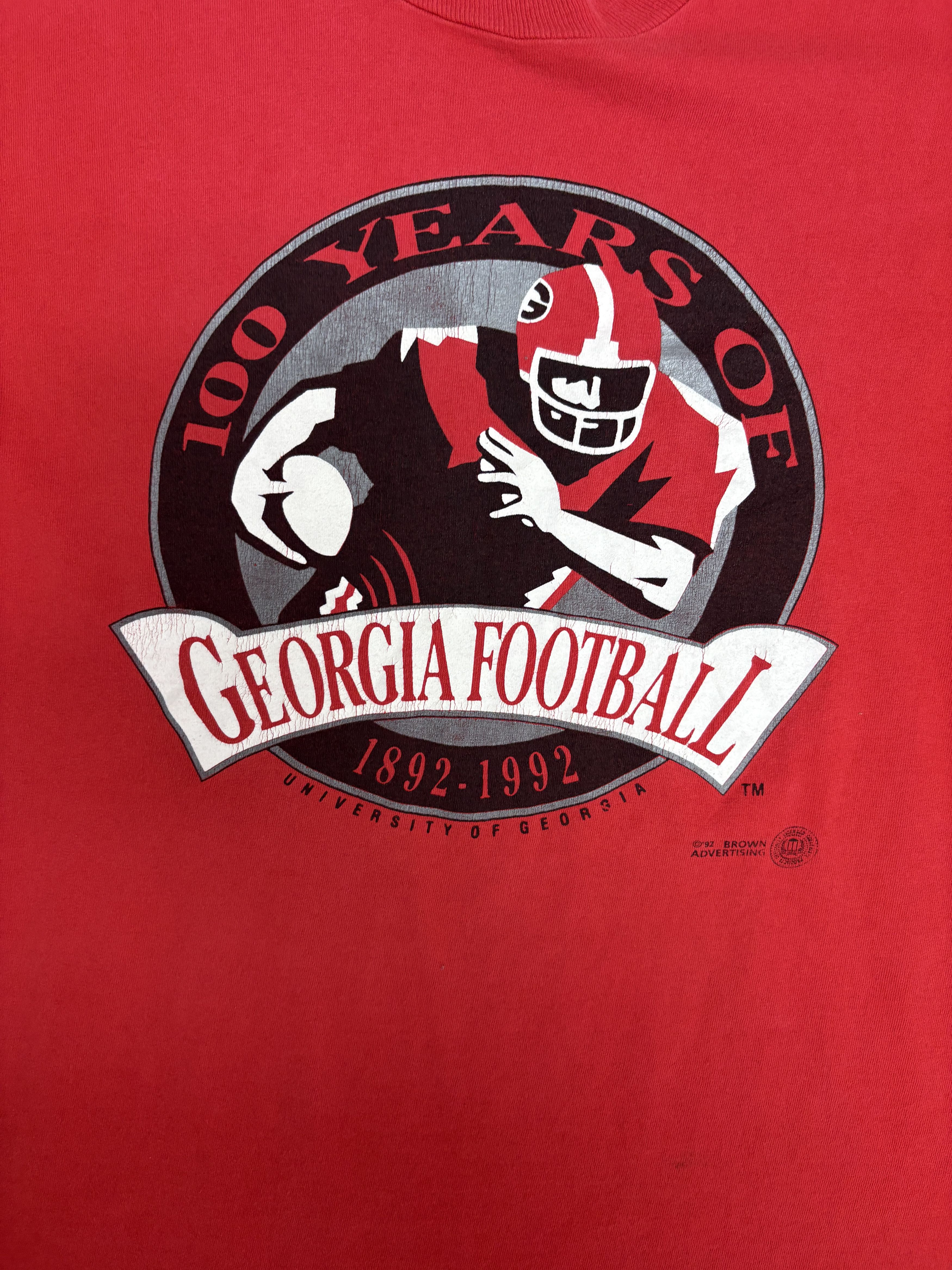 Vintage Georgia Bulldogs 100 Year Anniversary Vintage T-Shirt Tee Size US XXL / EU 58 / 5 - 2 Thumbnail