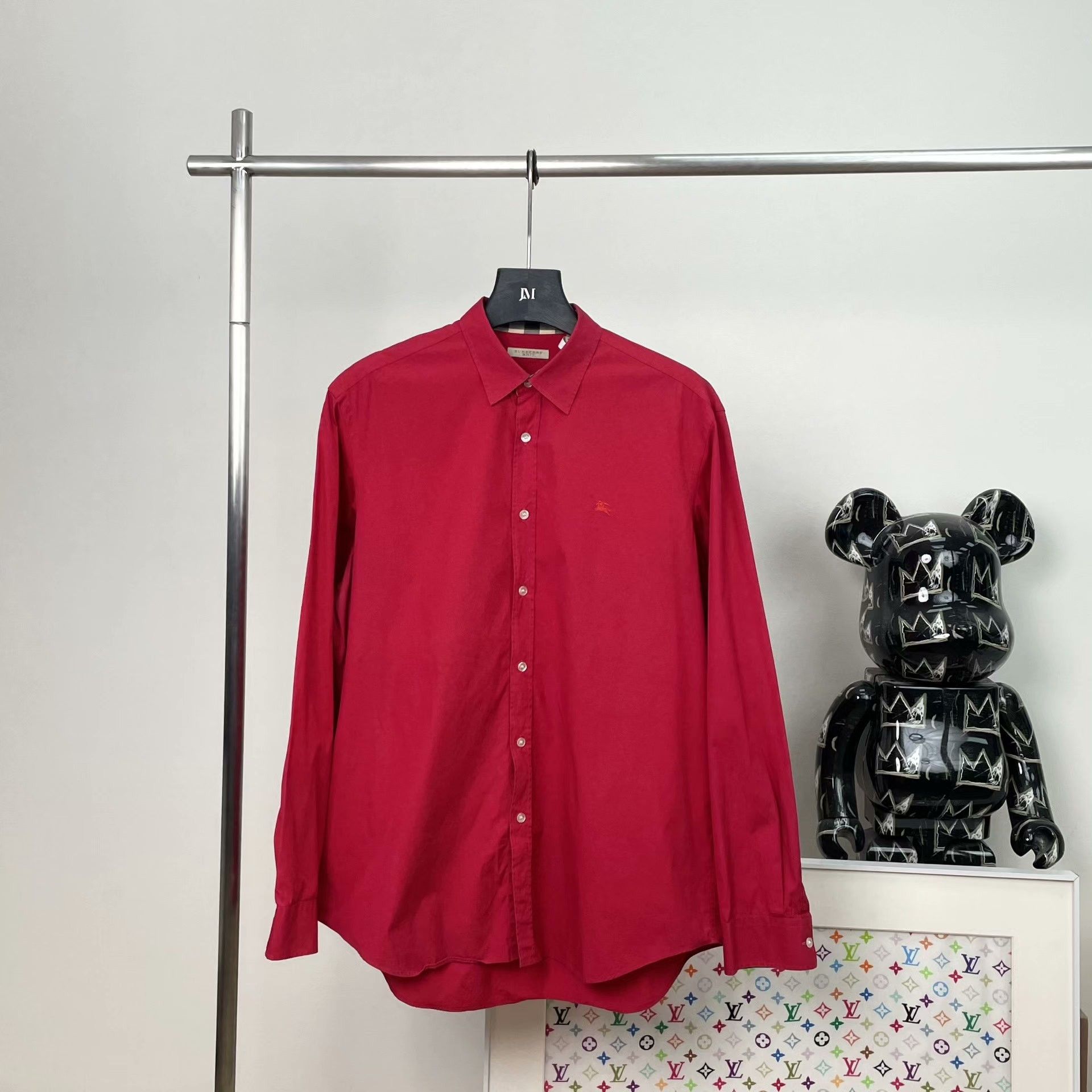 Burberry Burberry Embroidered Shirt xl Men Size US XL / EU 56 / 4 - 1 Thumbnail