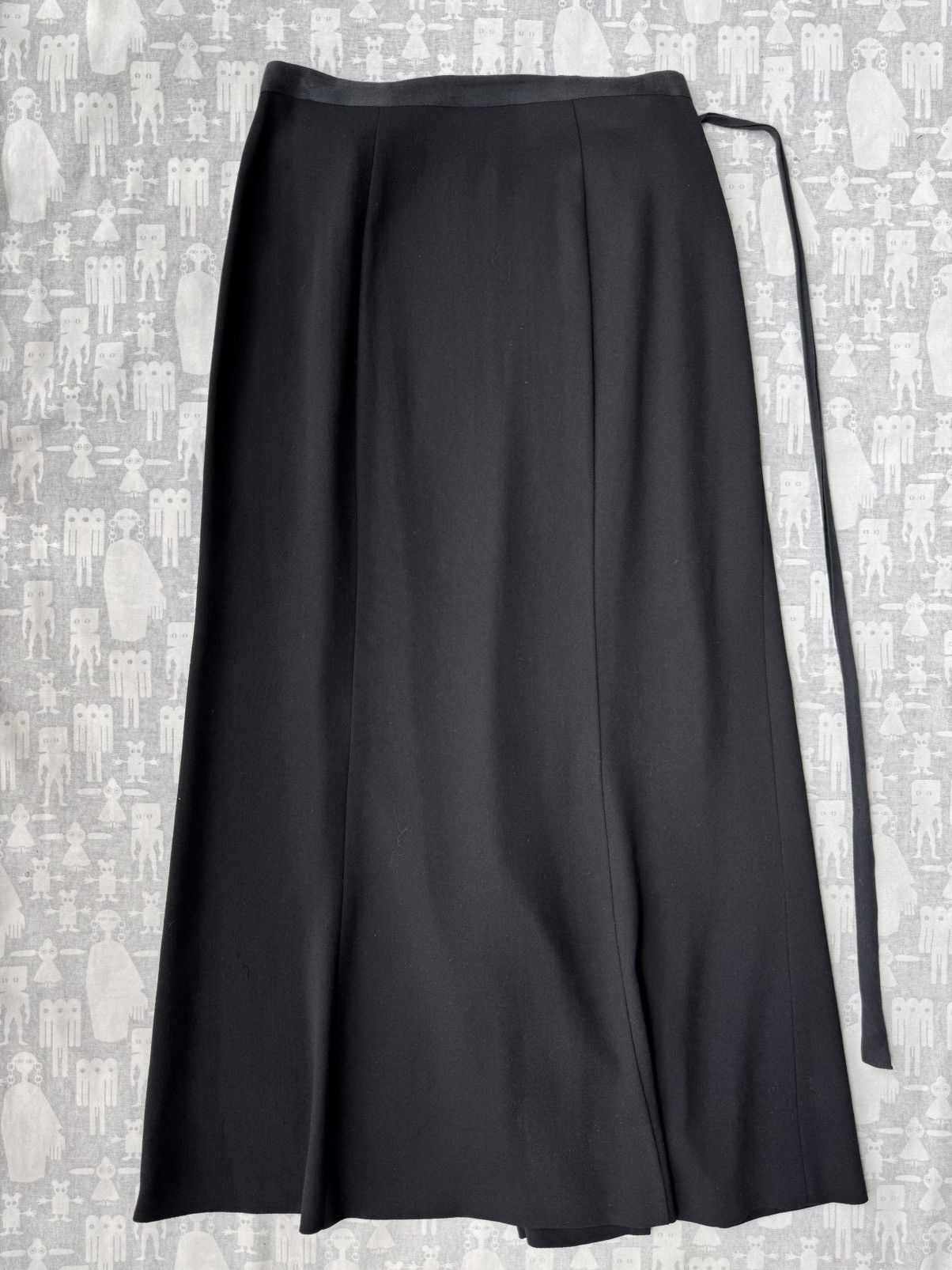 Ann Demeulemeester Ann Demeulemeester 1990's Wrap Straps Maxi Skirt Size 28" / US 6 / IT 42 - 6 Thumbnail