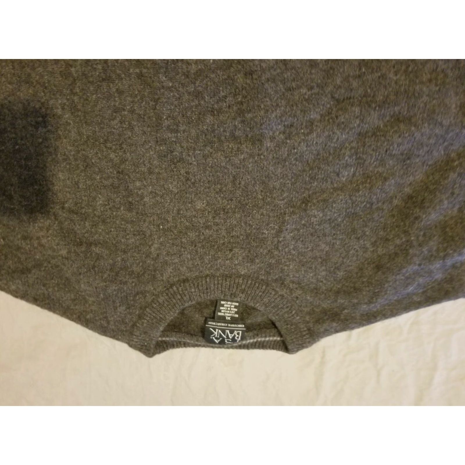 Jos. A. Bank Jos. A. Bank Sweater Mens XL Gray Wool Size US XL / EU 56 / 4 - 3 Thumbnail