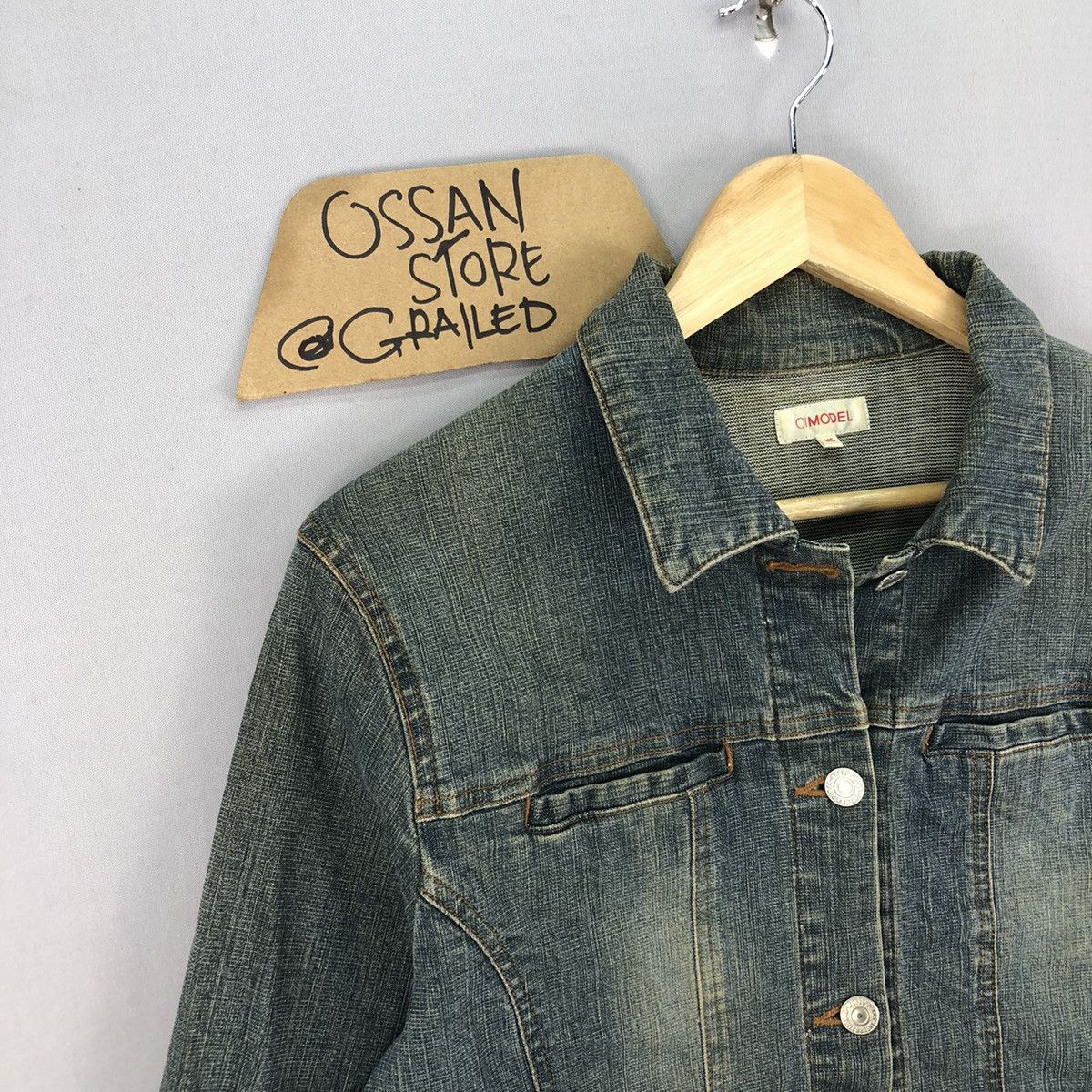 Japanese Brand Vintage Japanese Brand OiModel Denim Jacket Size S / US 4 / IT 40 - 2 Thumbnail