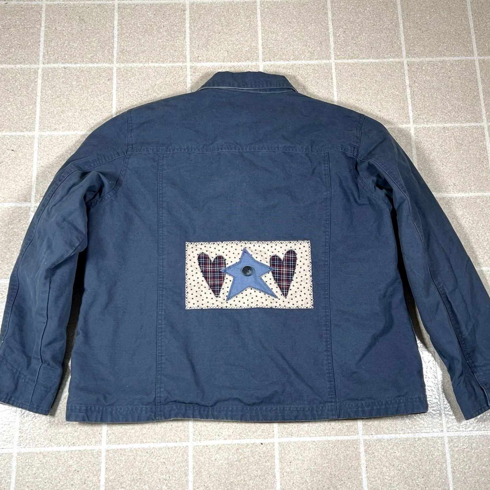 Carhartt Dri-Duck Jacket Womens Full Zip Canvas Workwear 2XL Blue Carhartt Detroit Size XXL / US 16-18 / IT 52-54 - 4 Thumbnail