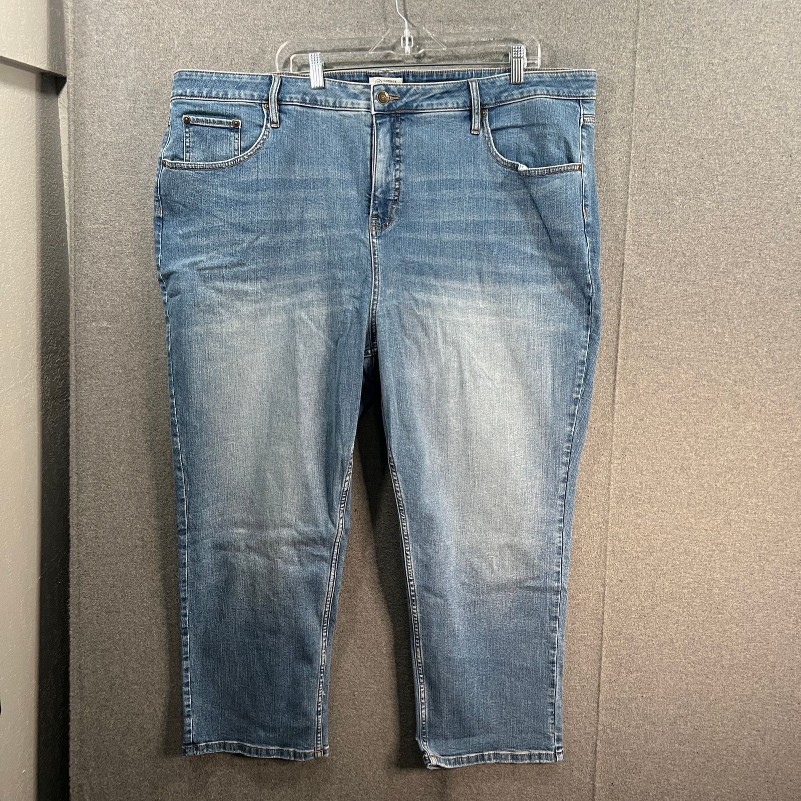 Other Candace Cameron Bure Cropped Straight Leg Jeans BigSur Size 26" / US 2 / IT 38 - 1 Thumbnail