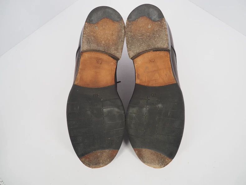 Berluti BerlutiDark brown scrub-colored Derby leather shoes 2503-Ne Size US 7.5 / EU 40-41 - 7 Thumbnail