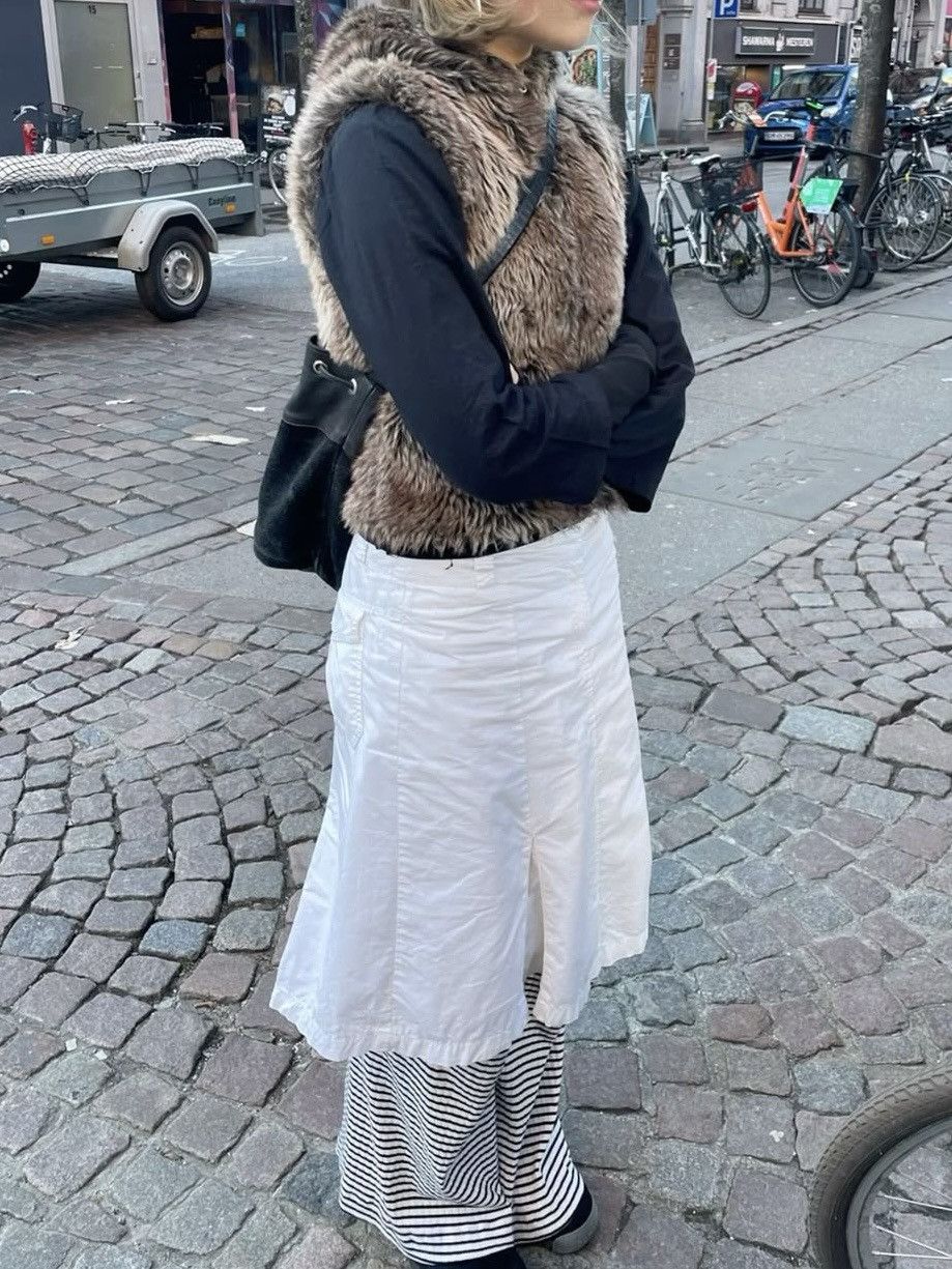 If Six Was Nine Vintage Issey Miyake Yohji vibe FUR Fuzzy Avant Garde Vest Size US M / EU 48-50 / 2 - 2 Thumbnail