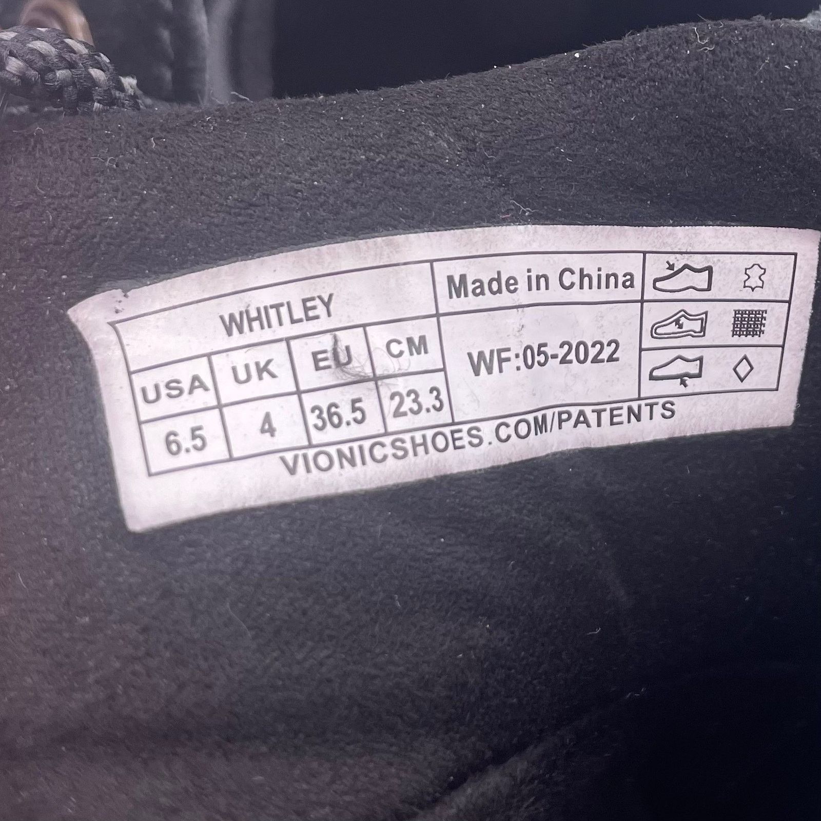 Vionic Vionic Whitley Hi Top Sneakers Boots Ankle Black Leather 6.5 Size US 6.5 / IT 36.5 - 7 Thumbnail