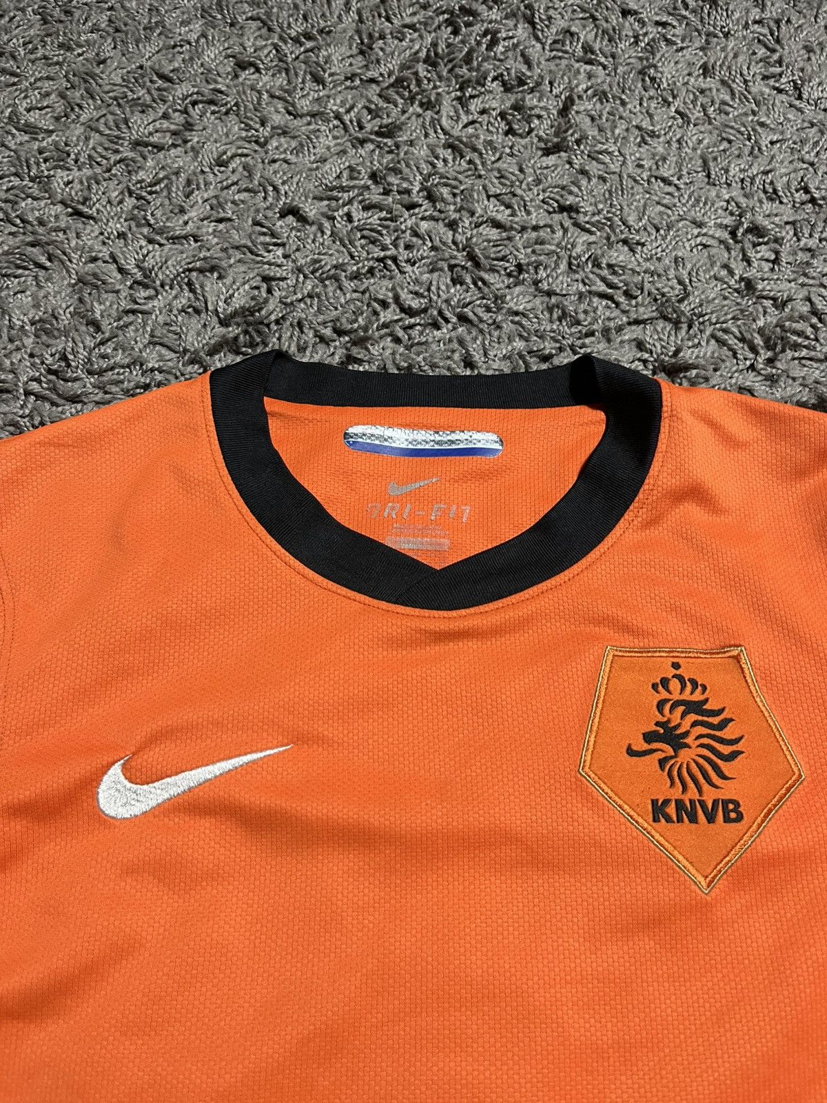 Nike NIKE NETHERLANDS FOOTBALL SOCCER JERSEY 2010/12 TRIKOT Size US S / EU 44-46 / 1 - 2 Thumbnail