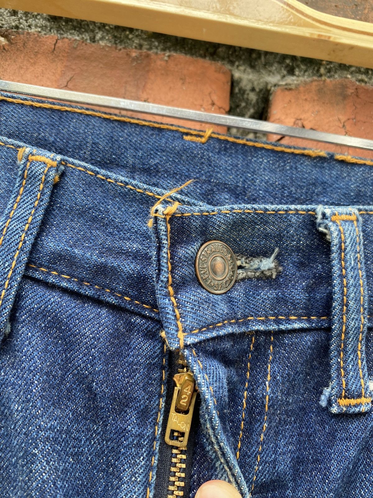 Levi's Vintage Clothing W32x29.5 Vintage kevi's 507 flare bellbottom bootcut denime Size US 32 / EU 48 - 5 Thumbnail