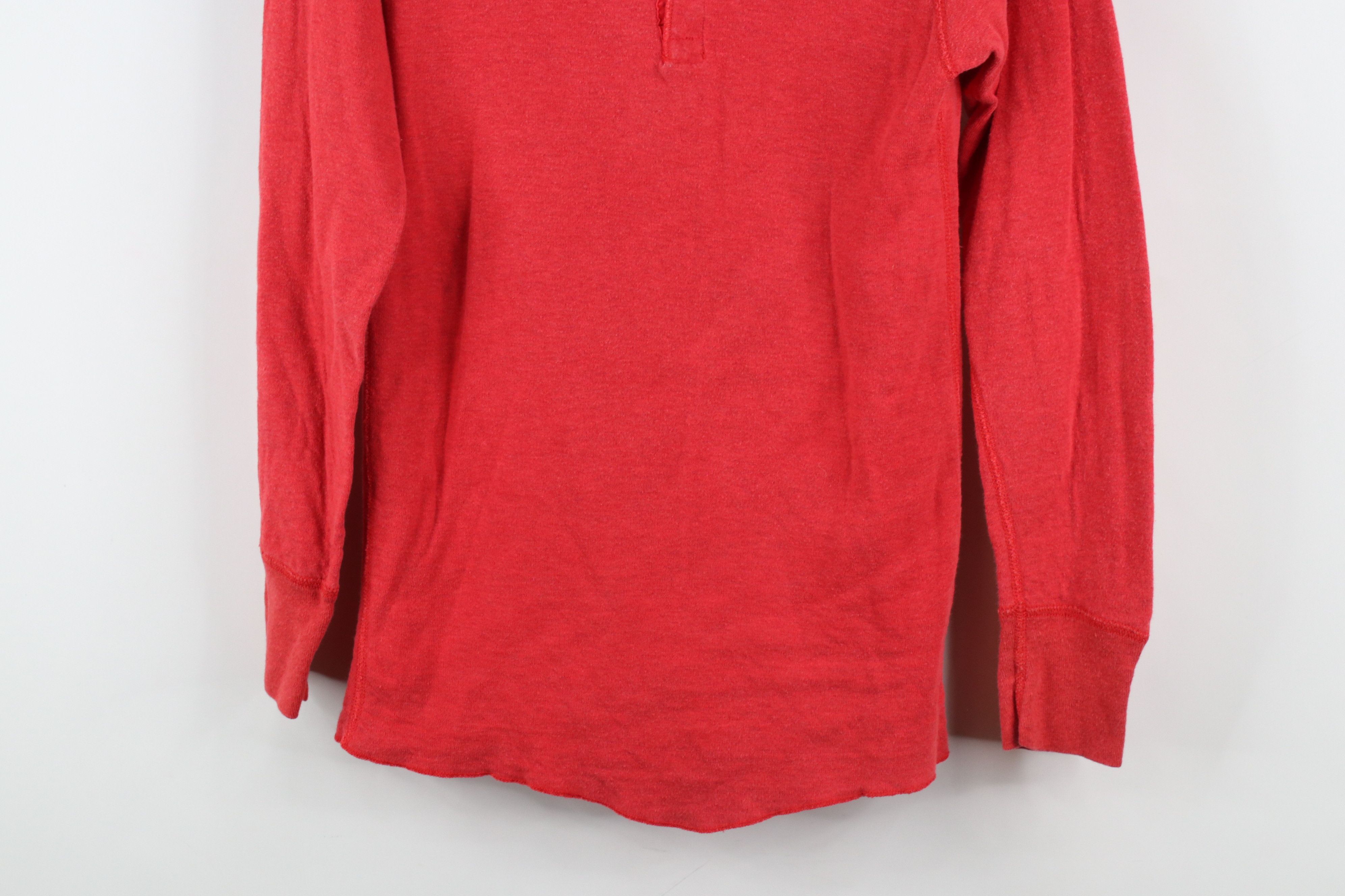 Vintage Vintage 70s Streetwear Blend Thermal Knit Henley T-Shirt USA Size US S / EU 44-46 / 1 - 3 Thumbnail
