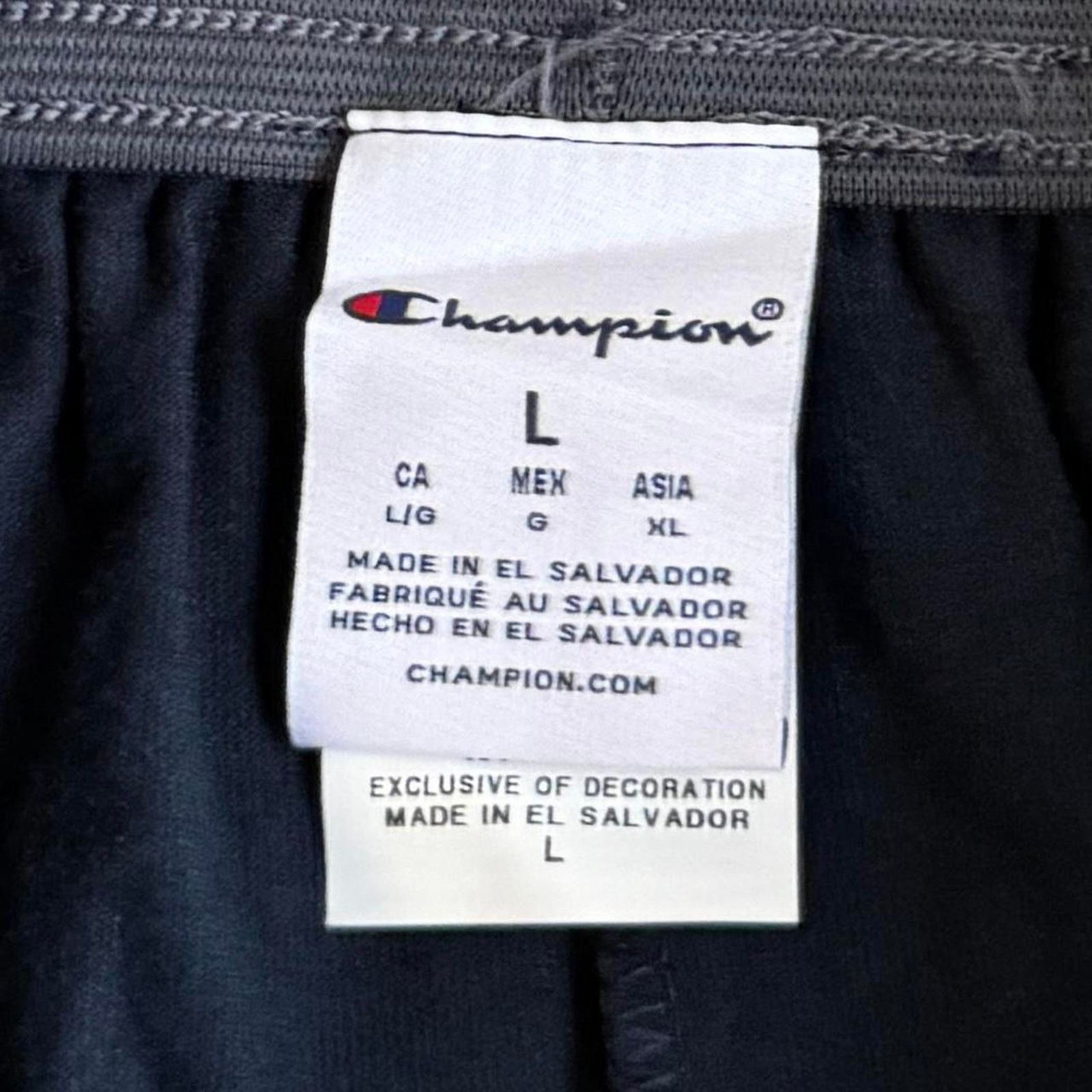 Champion × Vintage Vintage Y2K Champion Navy Blue Grunge Opium Sweatpants Size US 33 - 4 Thumbnail