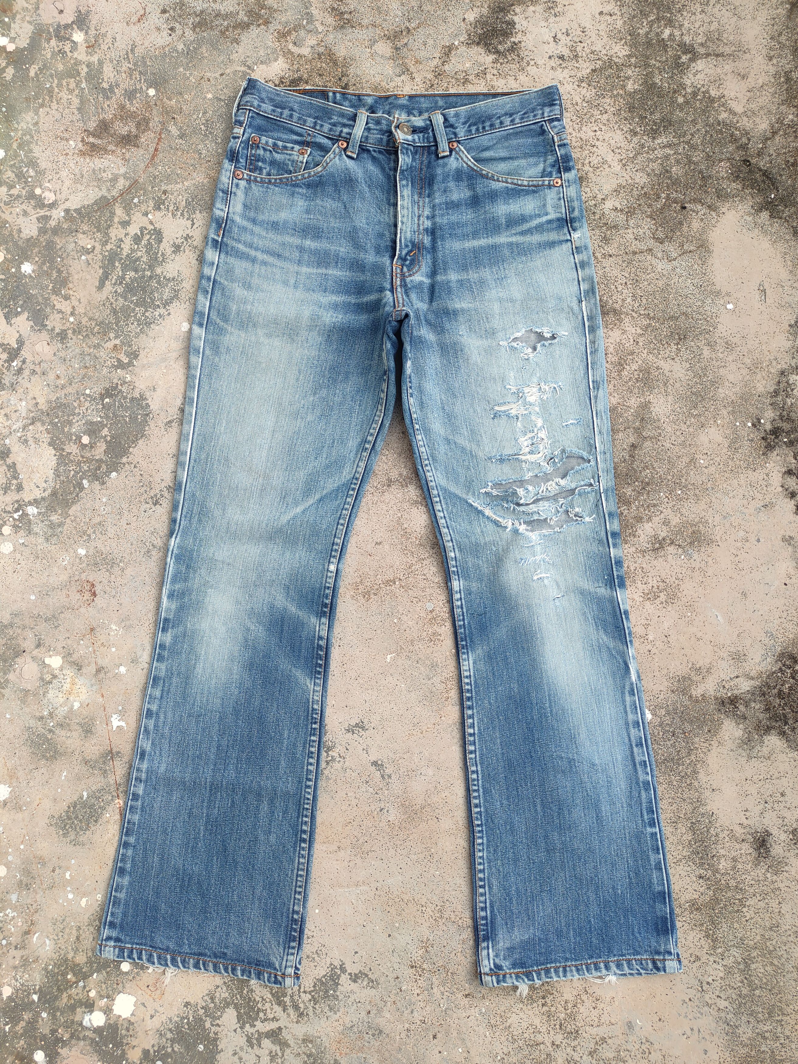 Levi's × Vintage VINTAGE LEVI'S 503 FADED RIPPED JEANS DENIM PANTS Size US 31 - 1 Thumbnail