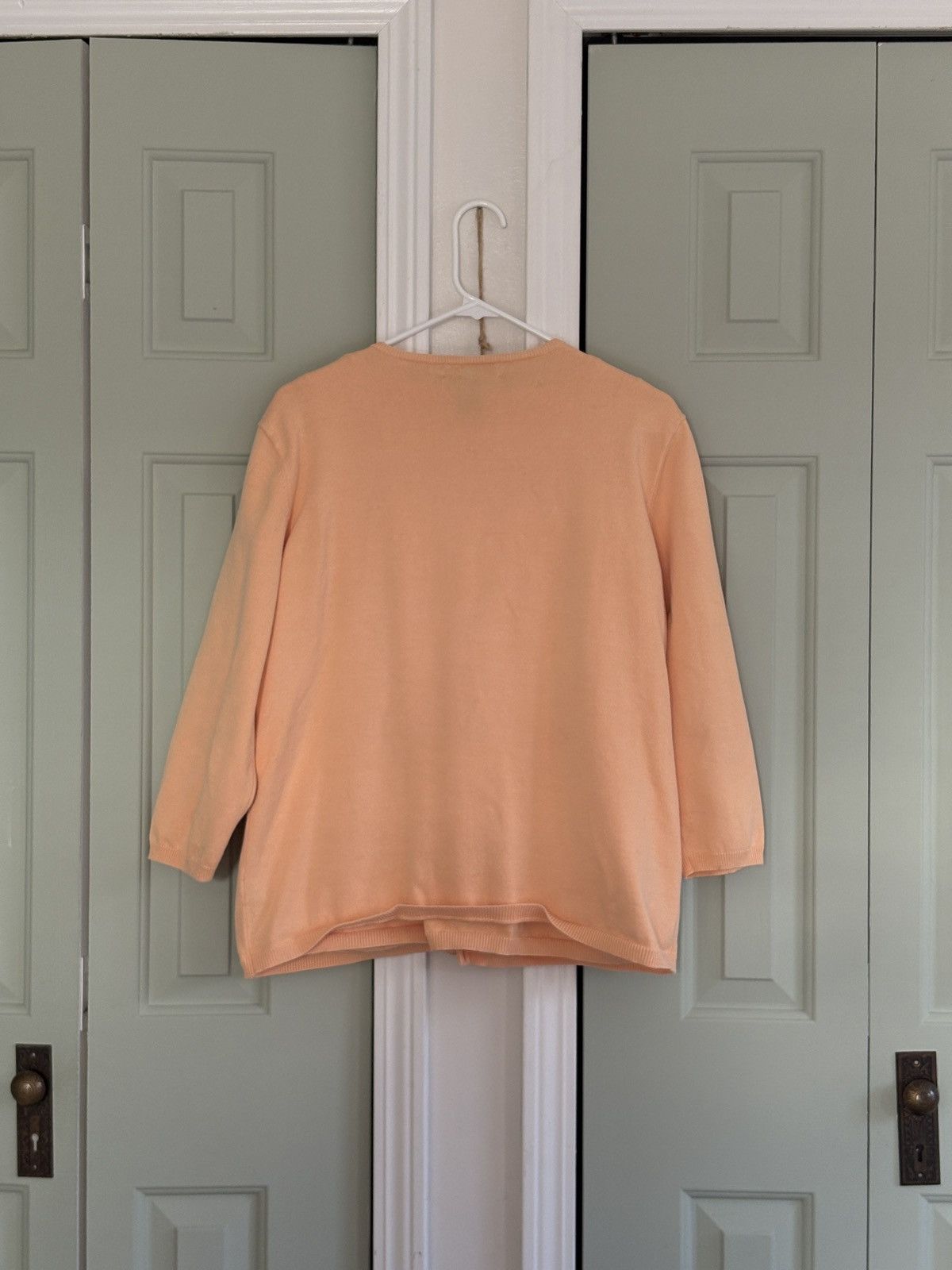 Lauren Ralph Lauren Lauren Ralph Lauren Peach Knit Tank & Cardigan Set XL Size XL / US 12-14 / IT 48-50 - 4 Thumbnail