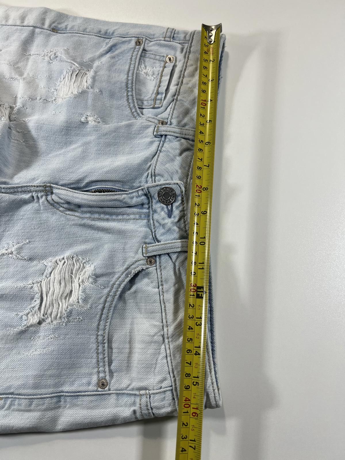 Unknown London Light Blue Distressed Denim Shorts Size ONE SIZE - 9 Thumbnail