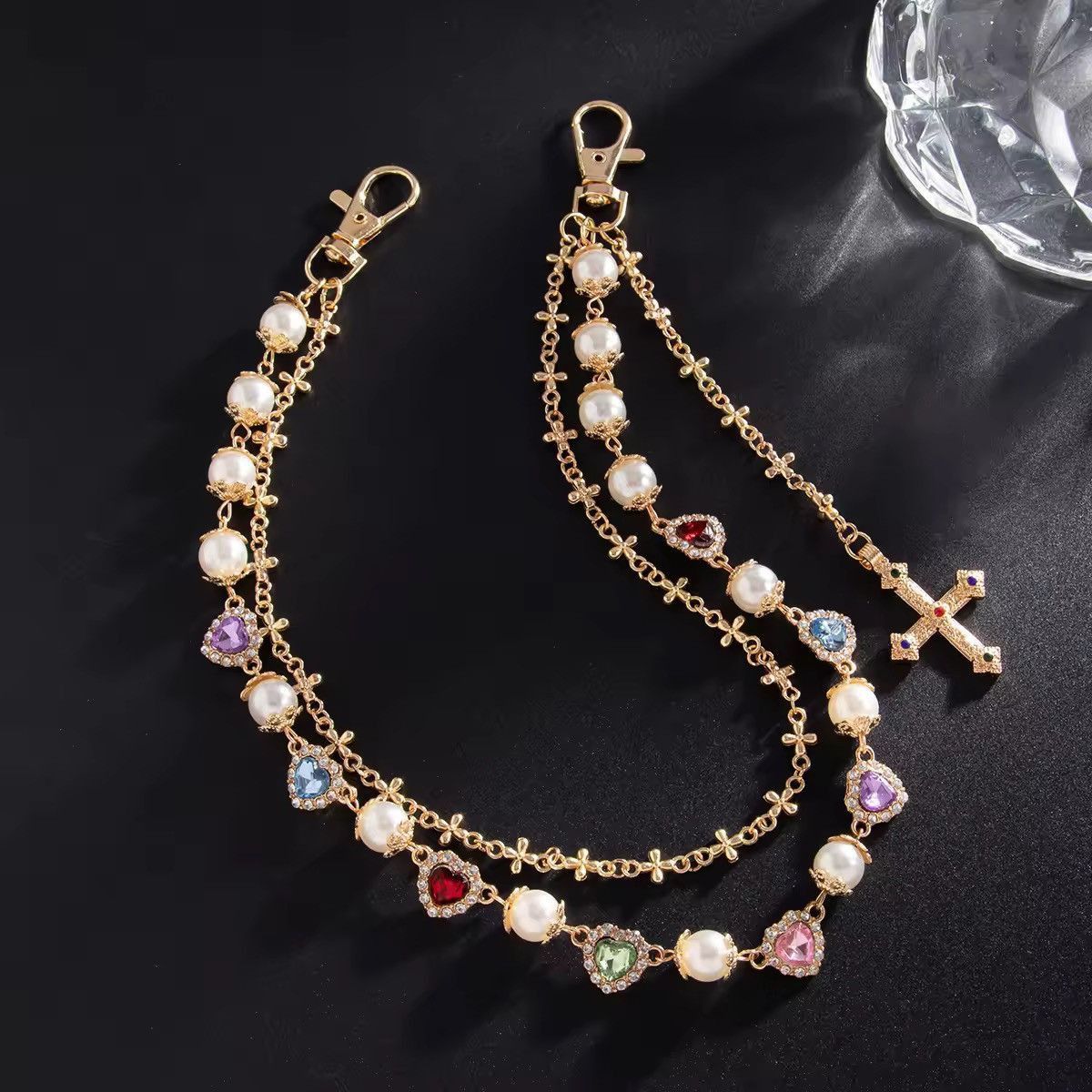 Jewelry Multicolor Beads Chain Size ONE SIZE - 3 Thumbnail