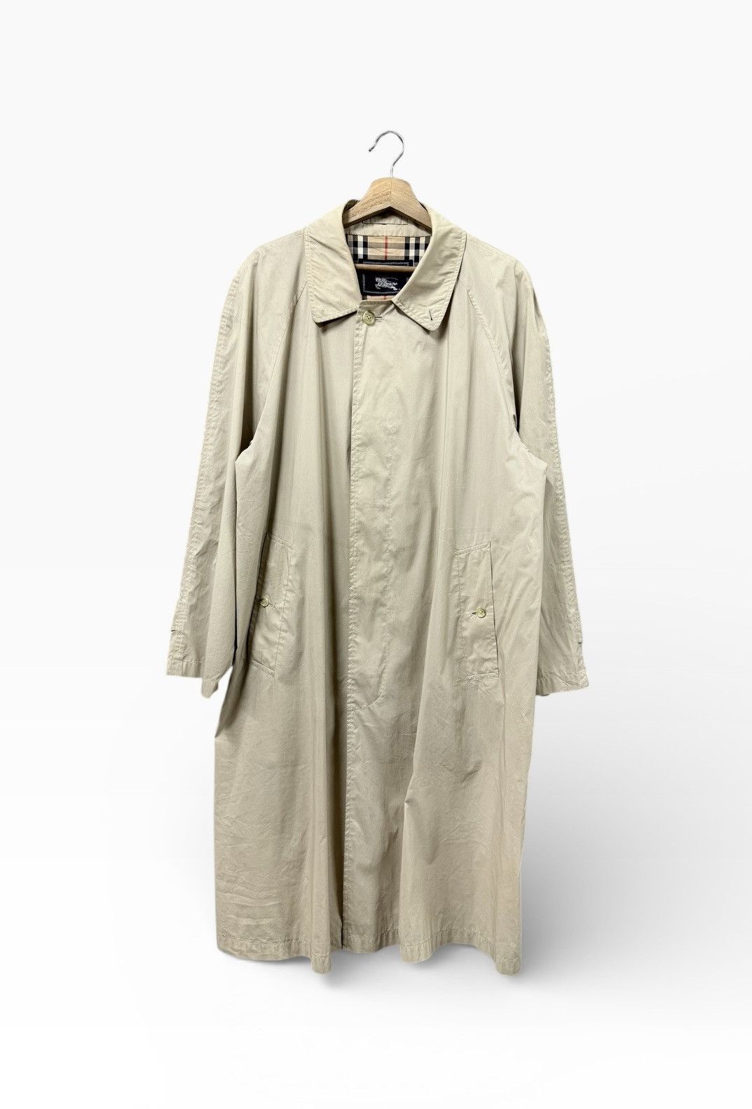 Burberry Prorsum Vtg🔥90’s Burberrys Prorsum Nylon Trench Coat Jacket Size US L / EU 52-54 / 3 - 1 Thumbnail