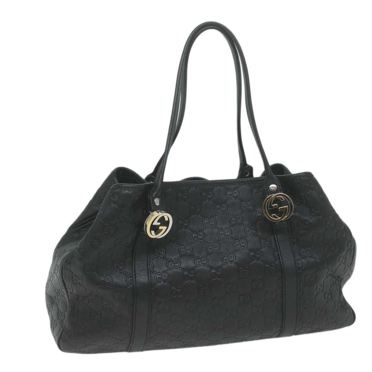 image of Gucci GG Canvas GG Twins Tote Bag Black 232957 Auth Yk10558, Women's