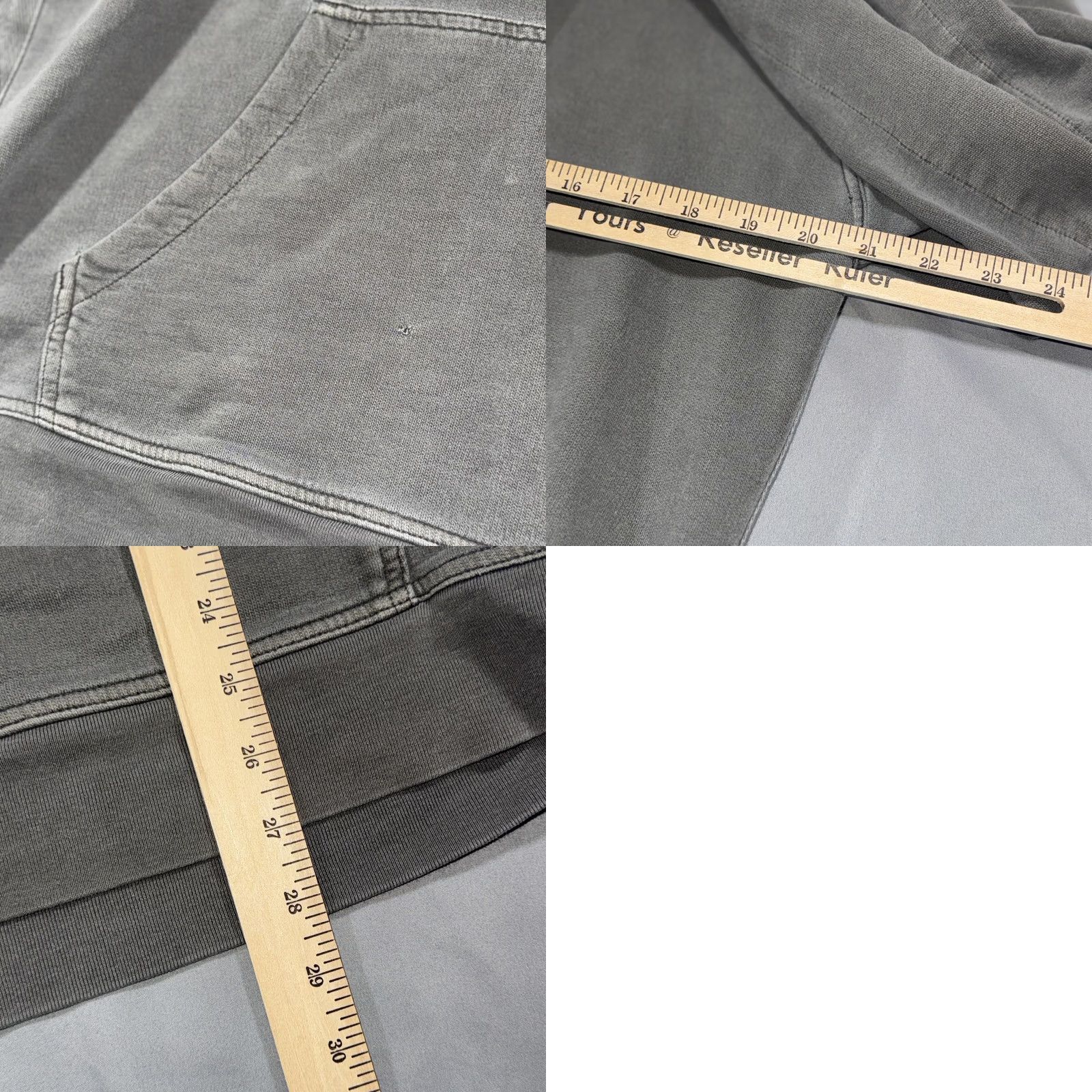 Buck Mason Buck Mason Sweatshirt Hoodie Mens Medium Gray Pullover Washed Cotton Pocket Size US M / EU 48-50 / 2 - 9 Thumbnail