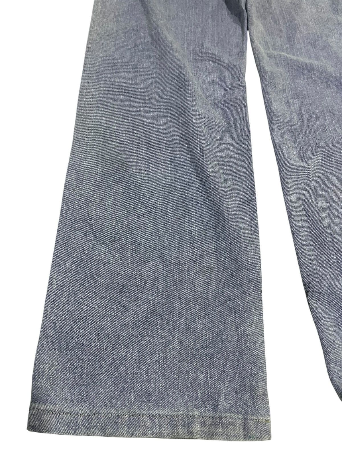 If Six Was Nine × Japanese Brand × Le Grande Bleu (L.G.B.) VINTAGE WRANGLER BLUE BELL WASHED BLUE DENIM Size US 30 / EU 46 - 13 Thumbnail