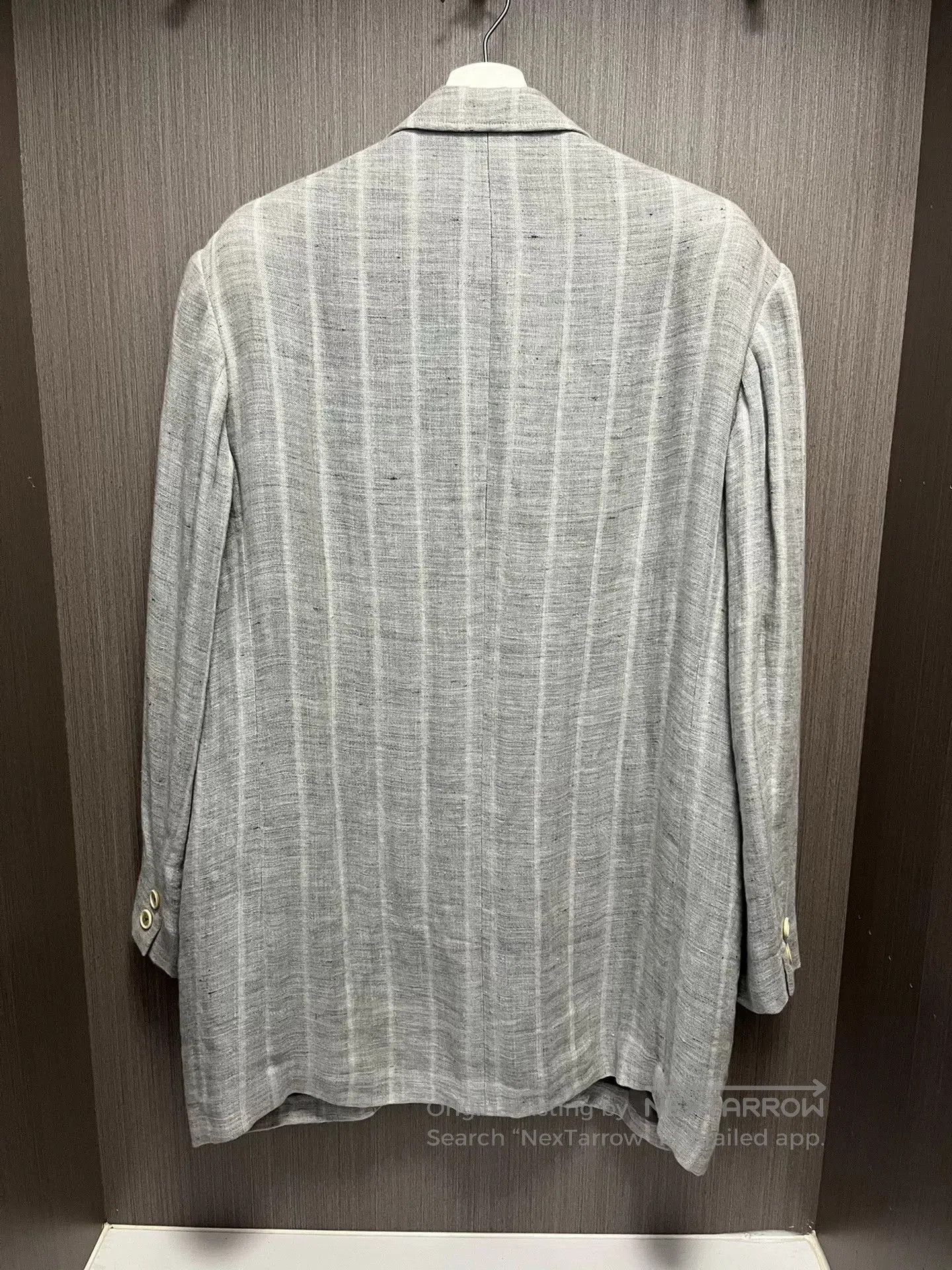 Yohji Yamamoto Yohji Yamamoto Striped Linen Blazer. Size US M / EU 48-50 / 2 - 3 Thumbnail