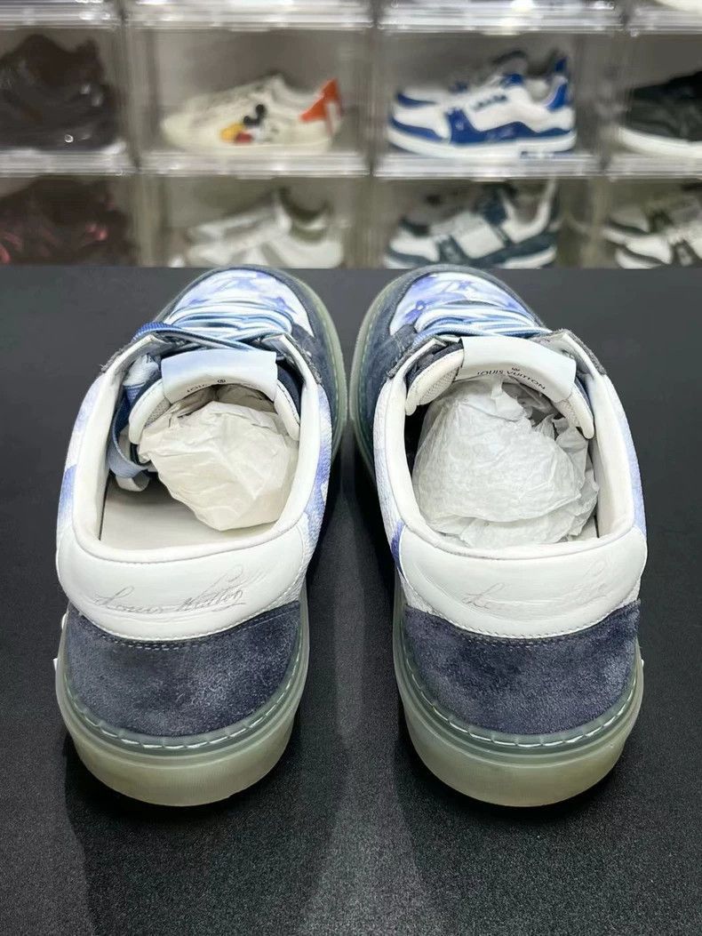Louis Vuitton LV OlIie blue tie-dye casual sneakers-2507 Size US 10 / EU 43 - 6 Thumbnail