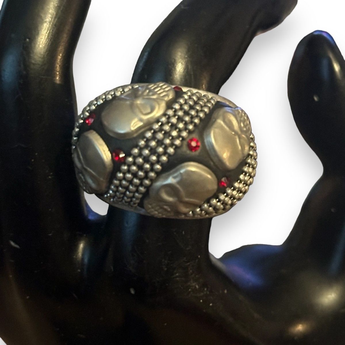 Other Skull stretch dome ring Size ONE SIZE - 3 Thumbnail
