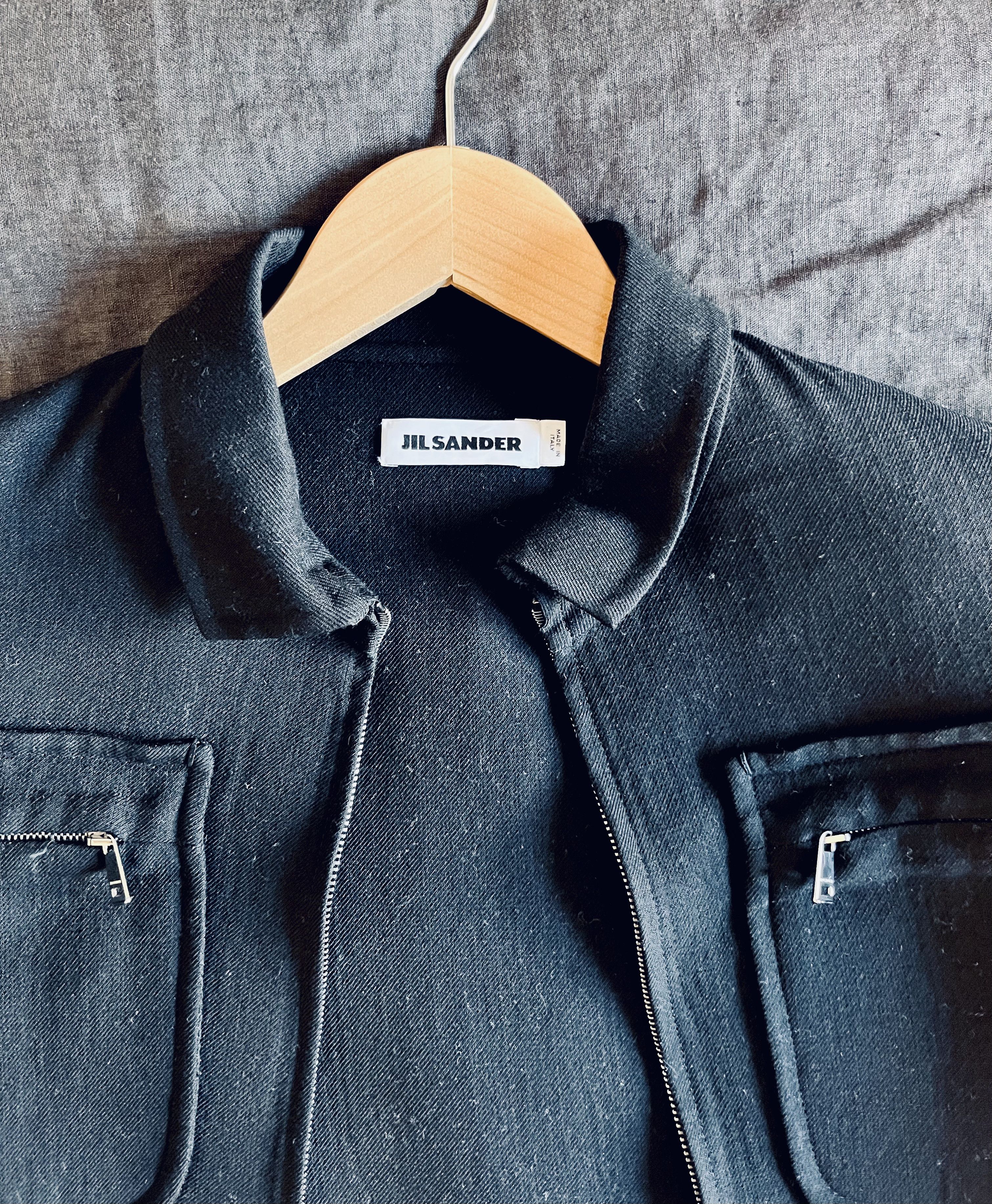 Jil Sander Wool Zipped Jacket Size XS / US 0-2 / IT 36-38 - 4 Thumbnail