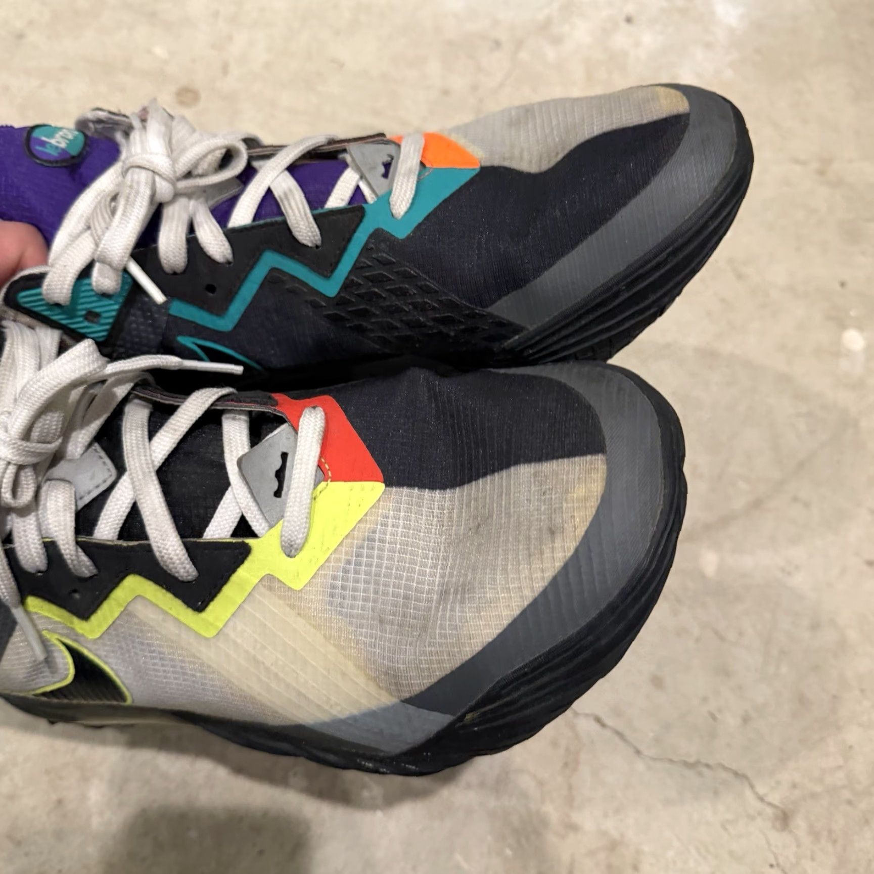 Nike Nike LeBron 18 Low Air Max 95 Greedy Sneaker Men 12 White CV7562-100 Size US 11 / EU 44 - 7 Thumbnail