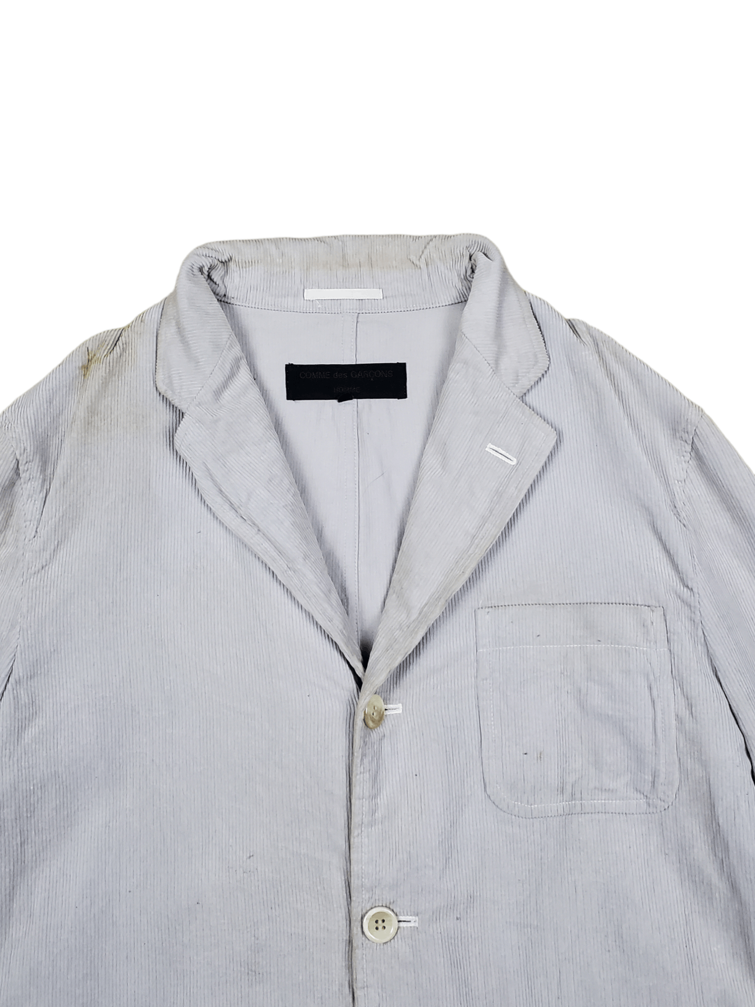 Comme des Garcons × Comme des Garcons Homme × Japanese Brand Comme Des Garcons Homme Corduroy Jacket Size US M / EU 48-50 / 2 - 5 Thumbnail