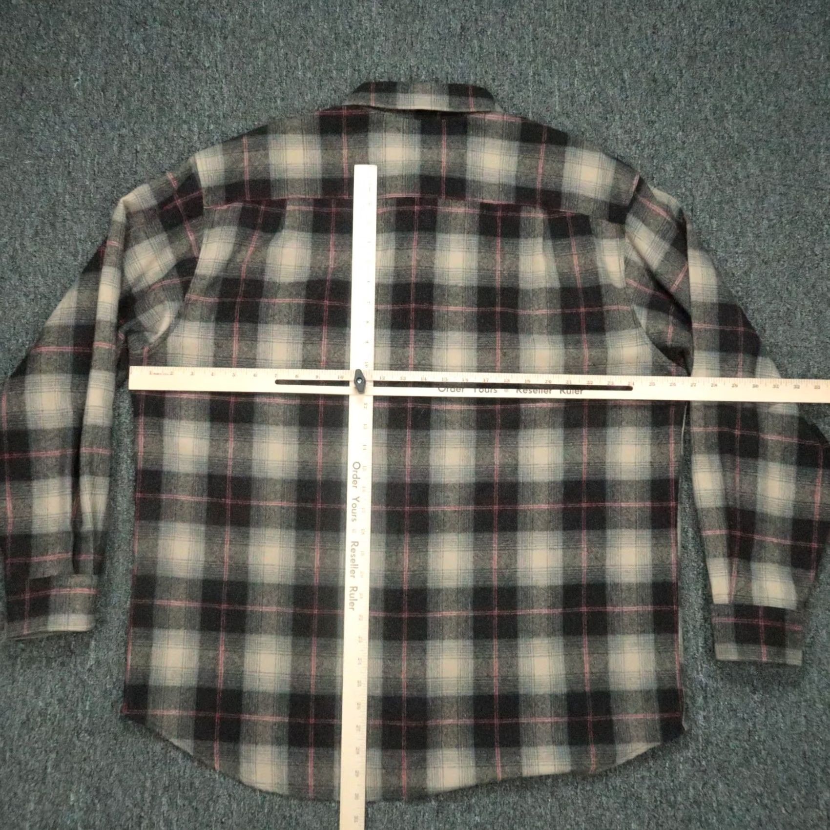 Pendleton VINTAGE Pendleton Shirt Mens XL Brown Plaid Wool Flannel Long Sleeve Button Up Size US XL / EU 56 / 4 - 6 Thumbnail