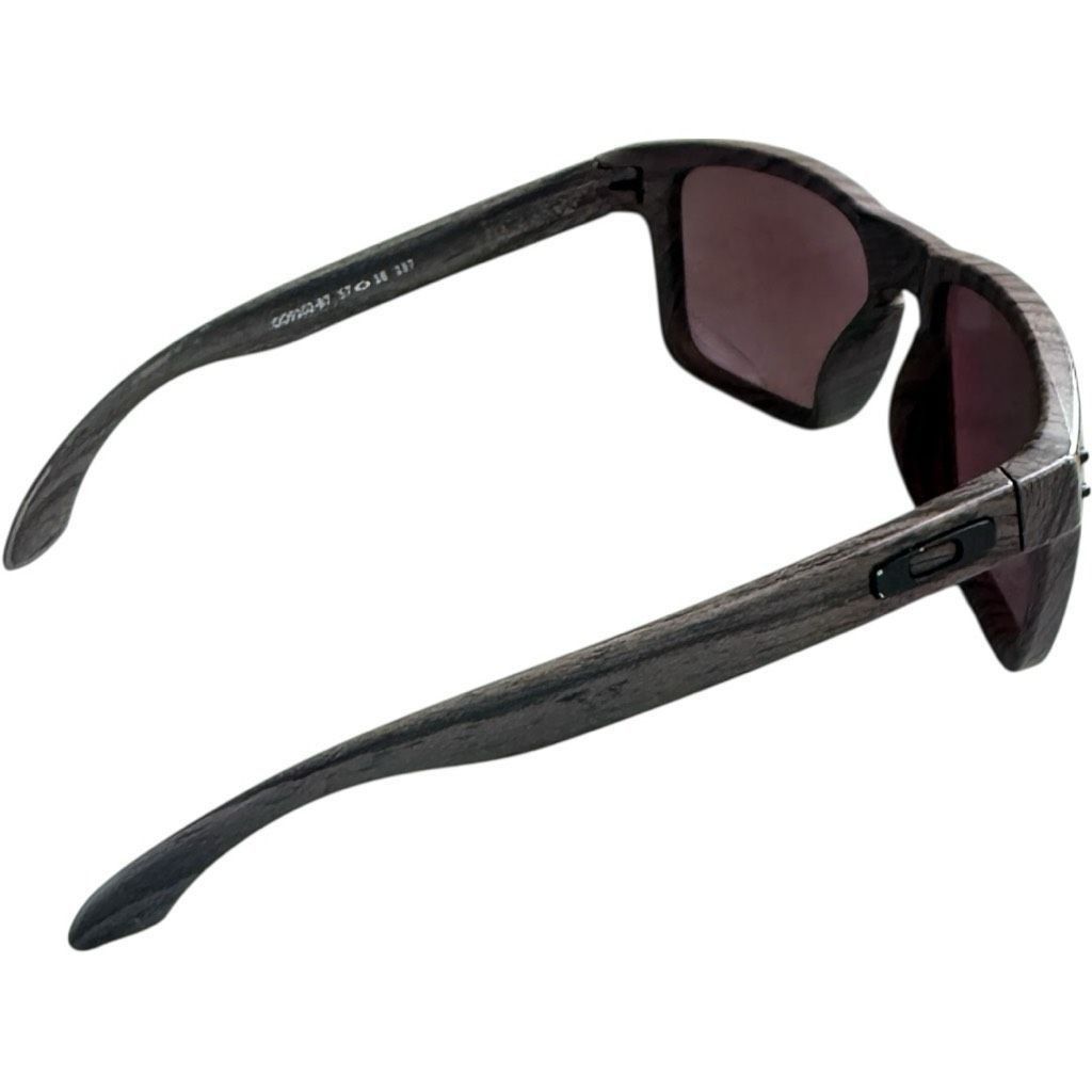 Oakley OAKLEY Holbrook OO9102-B7 Unisex Sunglasses Woodgrain Frame Size ONE SIZE - 4 Thumbnail