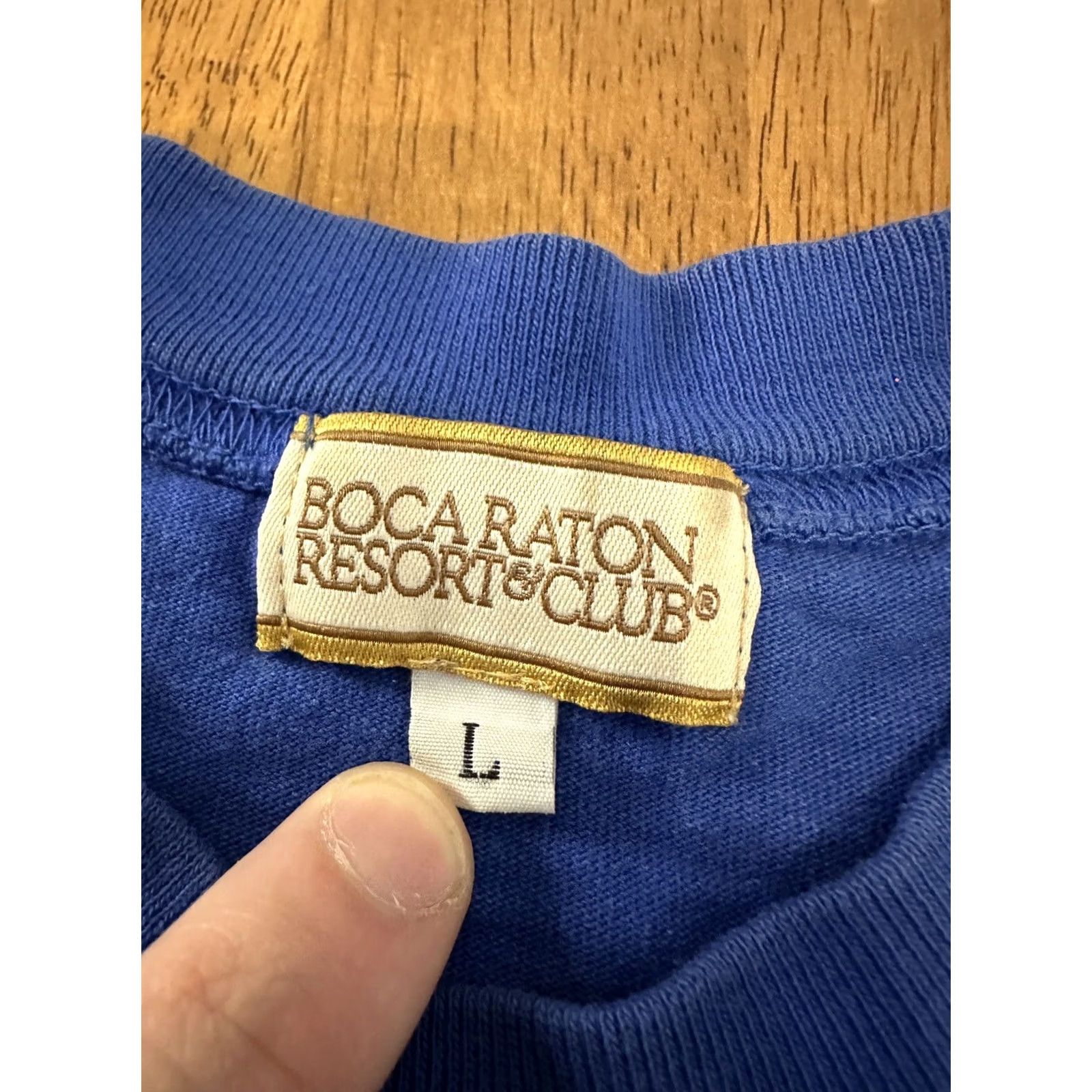 ESPIRIT Spirit Jersey Boca Raton Vacay Long Sleeve Shirt Large Blue Mens Size US L / EU 52-54 / 3 - 5 Thumbnail
