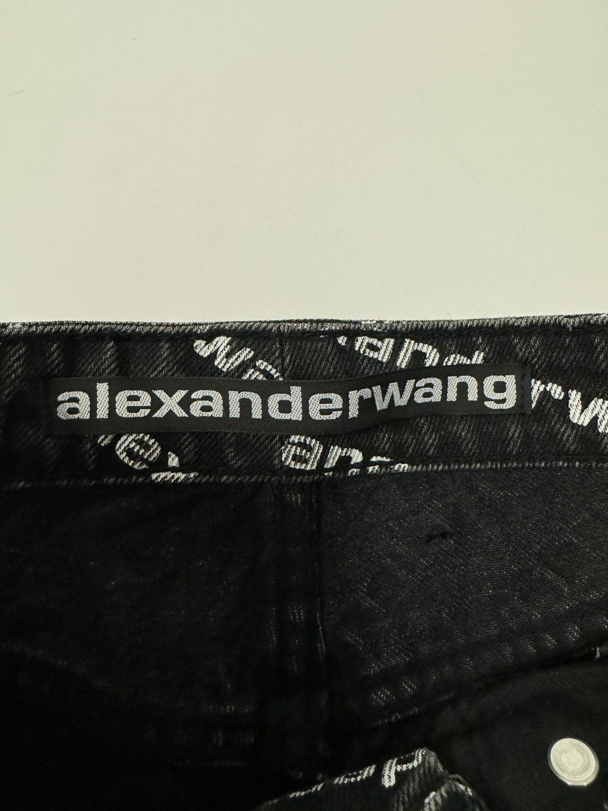 Alexander Wang Alexander Wang Falling Back Logo Women’s Denim Size 24" / US 00 / IT 34 - 12 Thumbnail