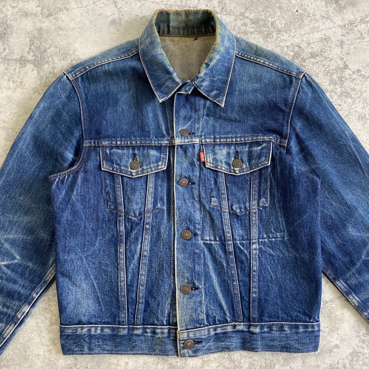 Levi's VTG 70’s Levi’s Type 3 Faded Honeycomb Trucker Denim Jacket Size US S / EU 44-46 / 1 - 6 Thumbnail