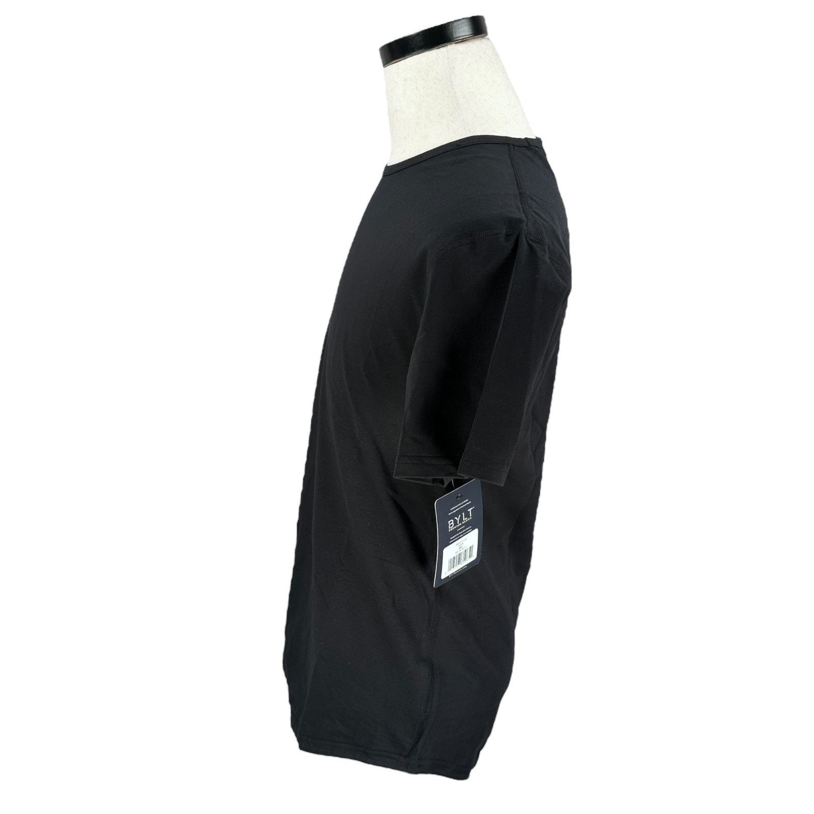 Other BYLT Drop-Cut Lux T-Shirt Men Small Black Cotton Stretch New Size US S / EU 44-46 / 1 - 2 Thumbnail