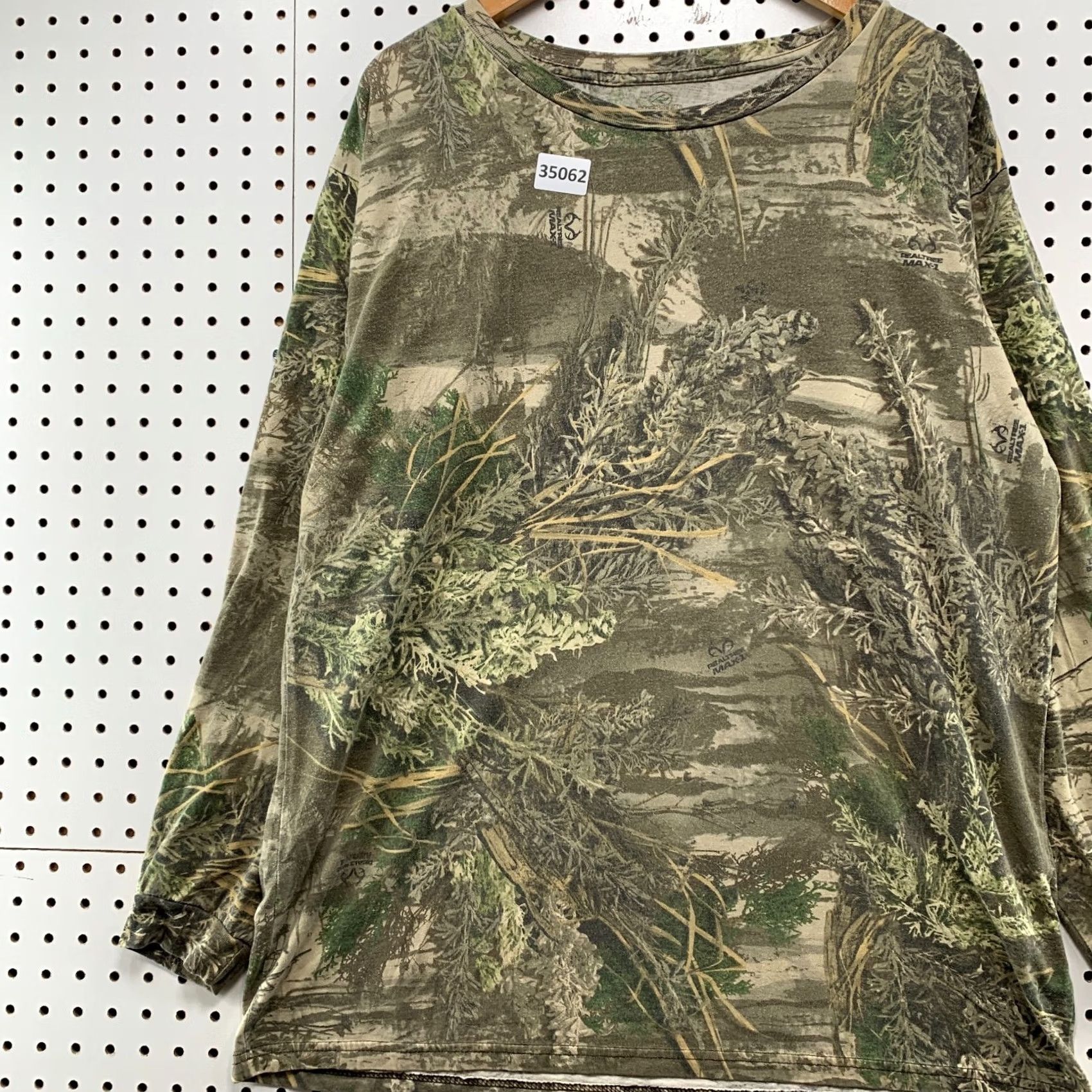 Vintage RedHead Shirt Green Camouflage Long Sleeve Outdoor XL Men Size US XL / EU 56 / 4 - 3 Thumbnail