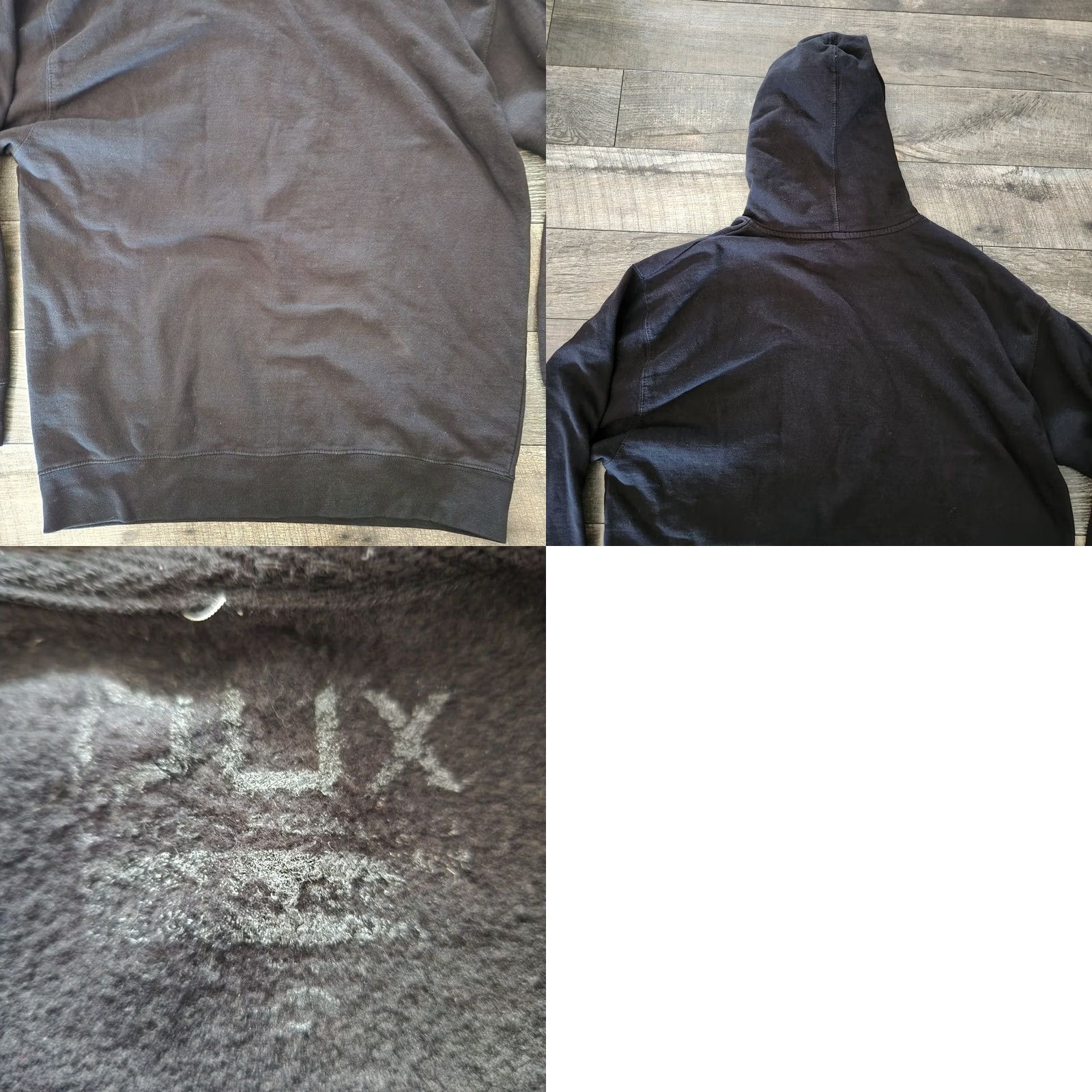 Vintage Dux Waterfowl Co Hoodie Mens Large Black Mallard Flying USA American Flag Shirt Size US L / EU 52-54 / 3 - 8 Thumbnail
